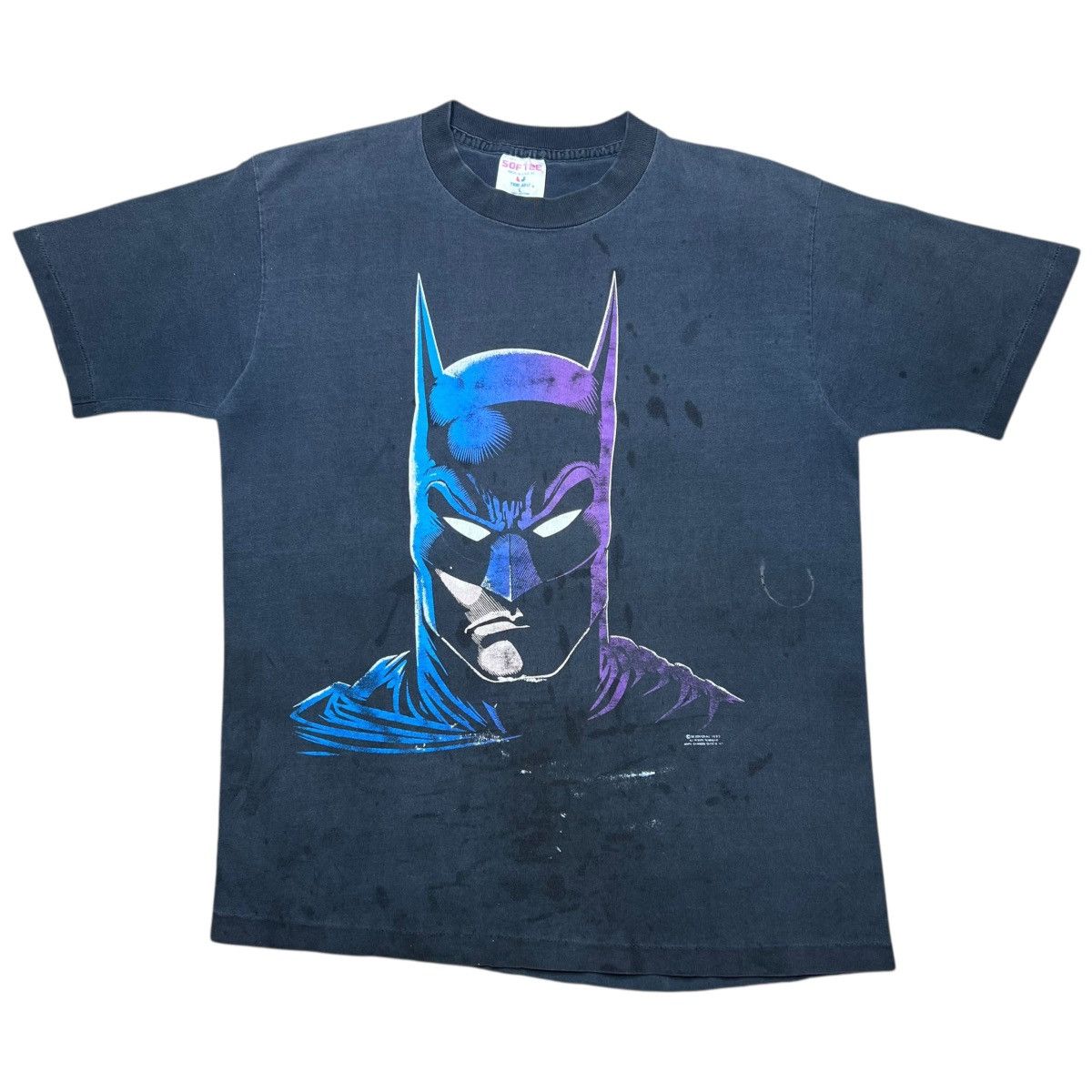 DC Comics × Vintage Vtg 1988 Batman Bruce Wayne DC Comics Changes Graphic Tee Size US L / EU 52-54 / 3 - 1 Thumbnail
