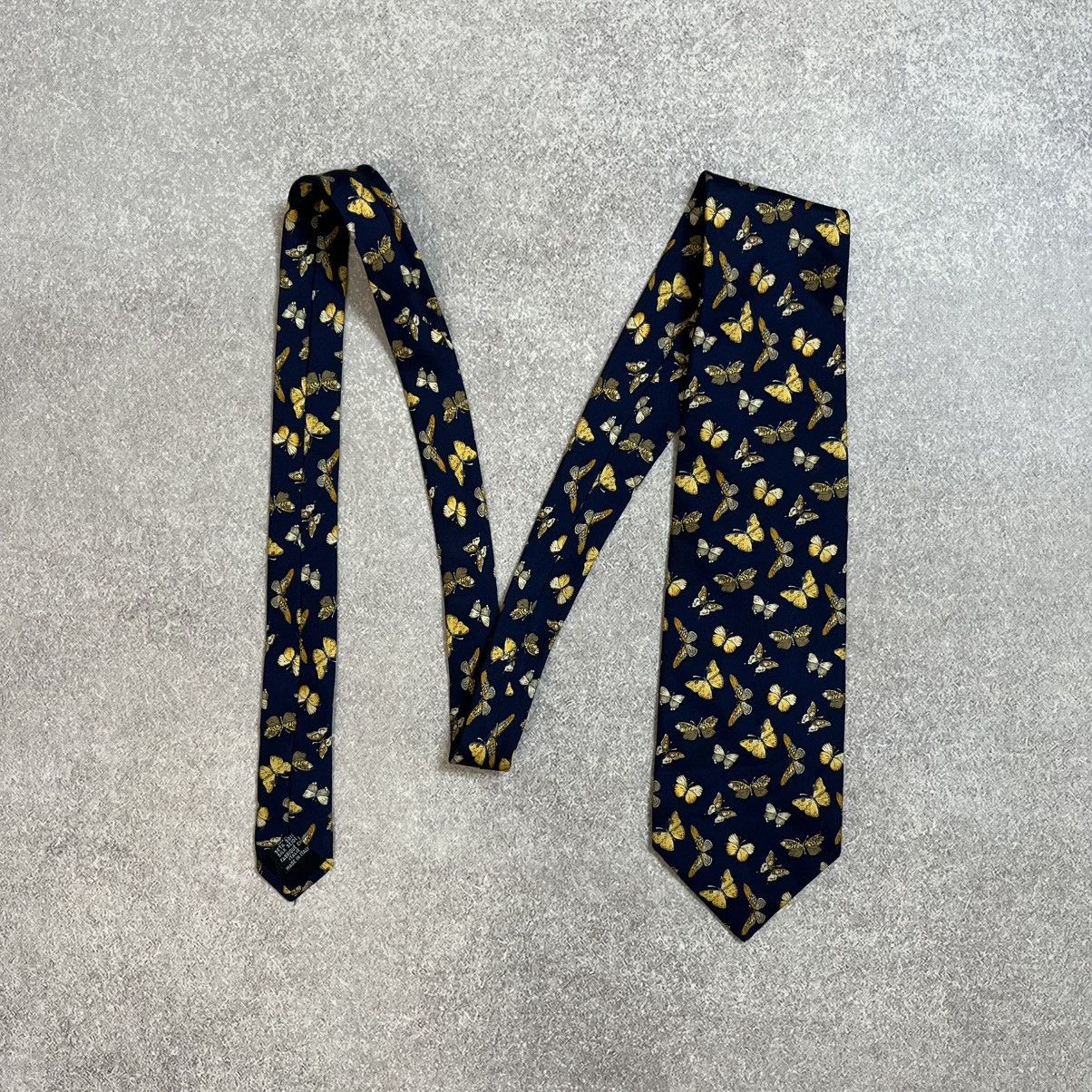 Vintage × Yves Saint Laurent Rare YSL Silk Tie Made in Italy Size ONE SIZE - 1 Thumbnail