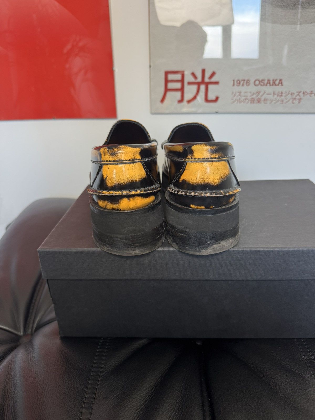 Alejandro Ingelmo Alejandro Ingelmo Platform Loafers Avant Garde Orange Black Size US 7 / EU 40 - 6 Thumbnail