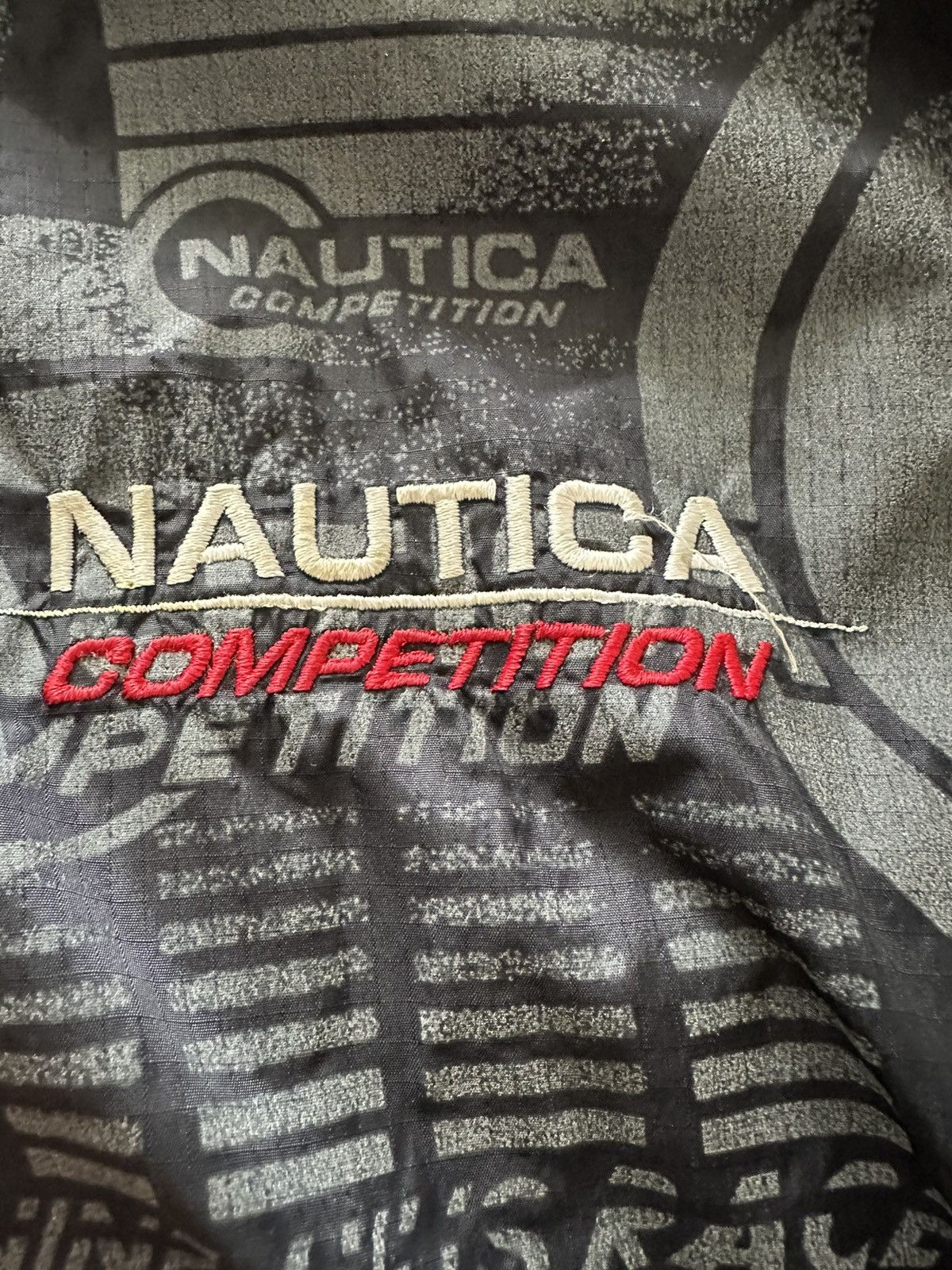 Nautica × Vintage Vintage 90s Nautica Competition Reflect 3M AOP Jacket Size US L / EU 52-54 / 3 - 3 Thumbnail