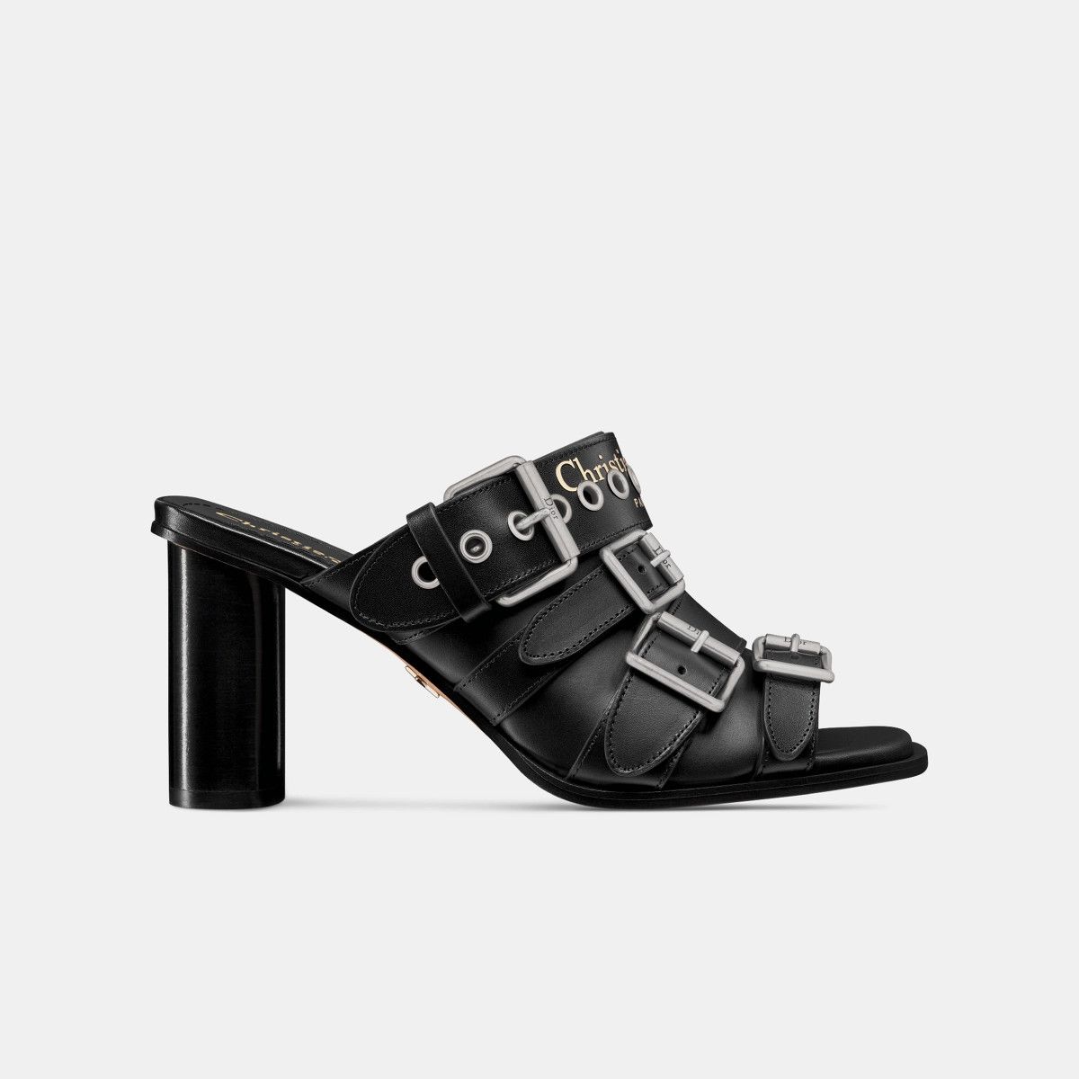 Dior o1bcso1str0226 Dior Punk Heeled Slide in Black Size US 8 / IT 38 - 1 Thumbnail