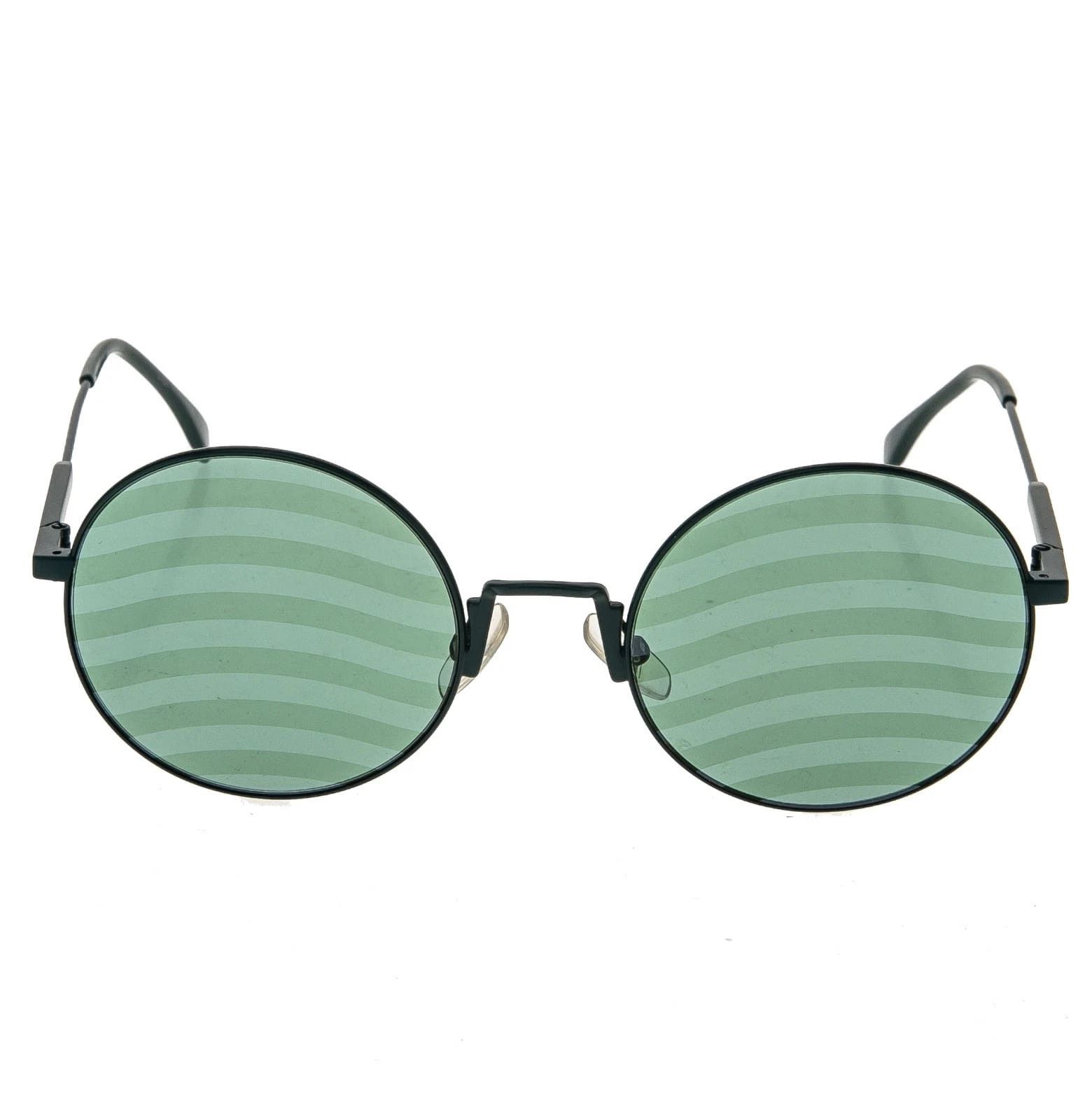 Fendi FENDI FF0248S 0248 Waves Green Mirrored Metal Sunglasses Size ONE SIZE - 6 Thumbnail
