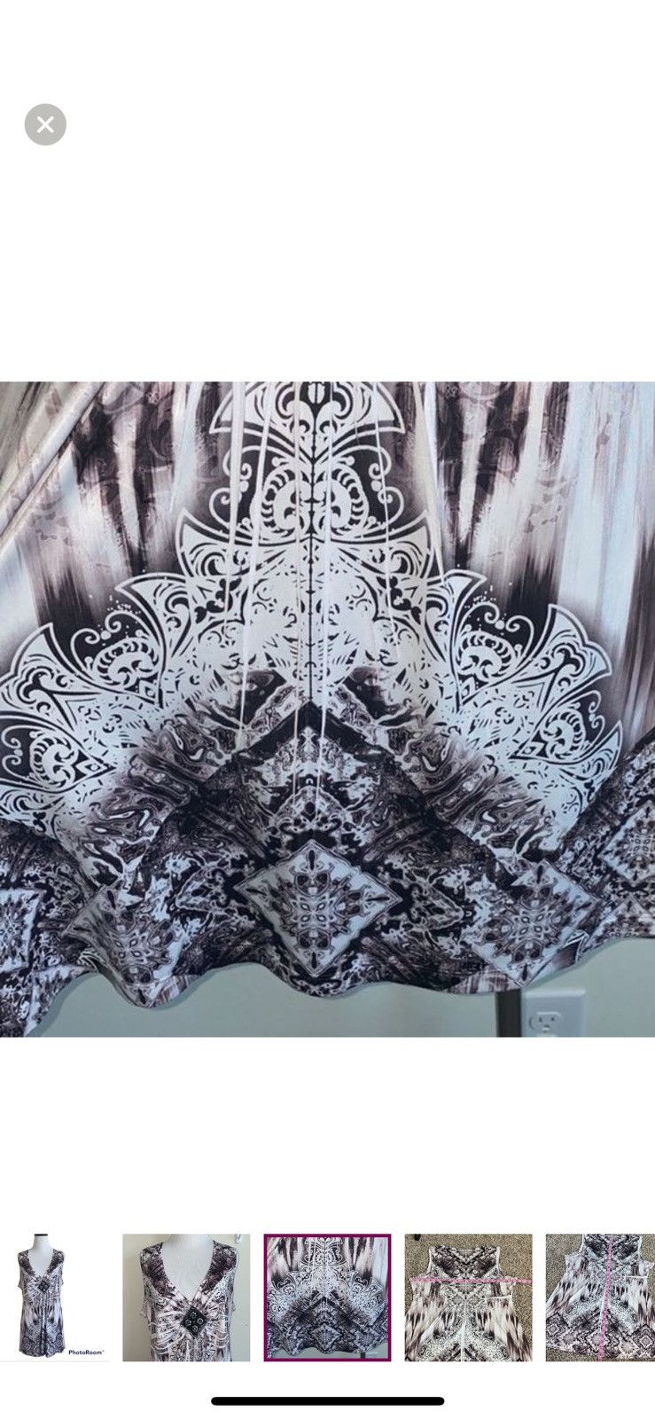 Apt. 9 Apt. 9 large abstract sleeveless top Size L / US 10 / IT 46 - 3 Thumbnail