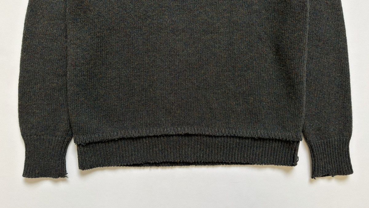 Maison Margiela A/W 21 Distressed Hems Wool Sweater Size US M / EU 48-50 / 2 - 9 Thumbnail