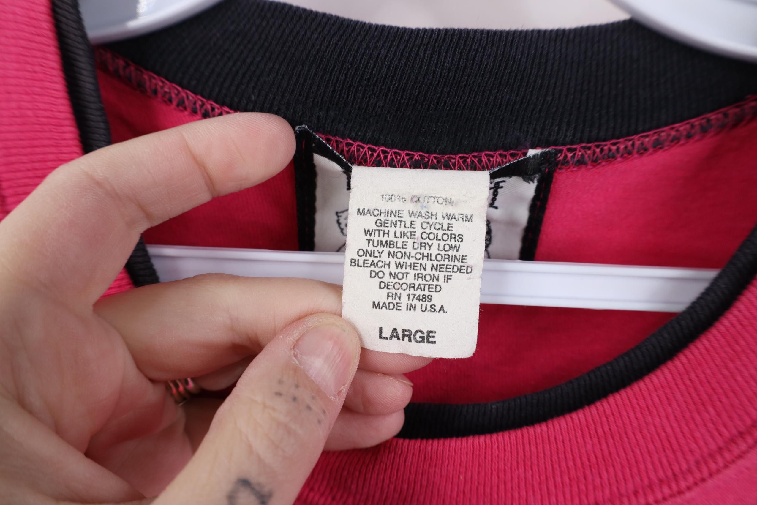 Vintage Vintage 90s Streetwear Earth Layered Roll Cuff T-Shirt USA Size L / US 10 / IT 46 - 10 Thumbnail