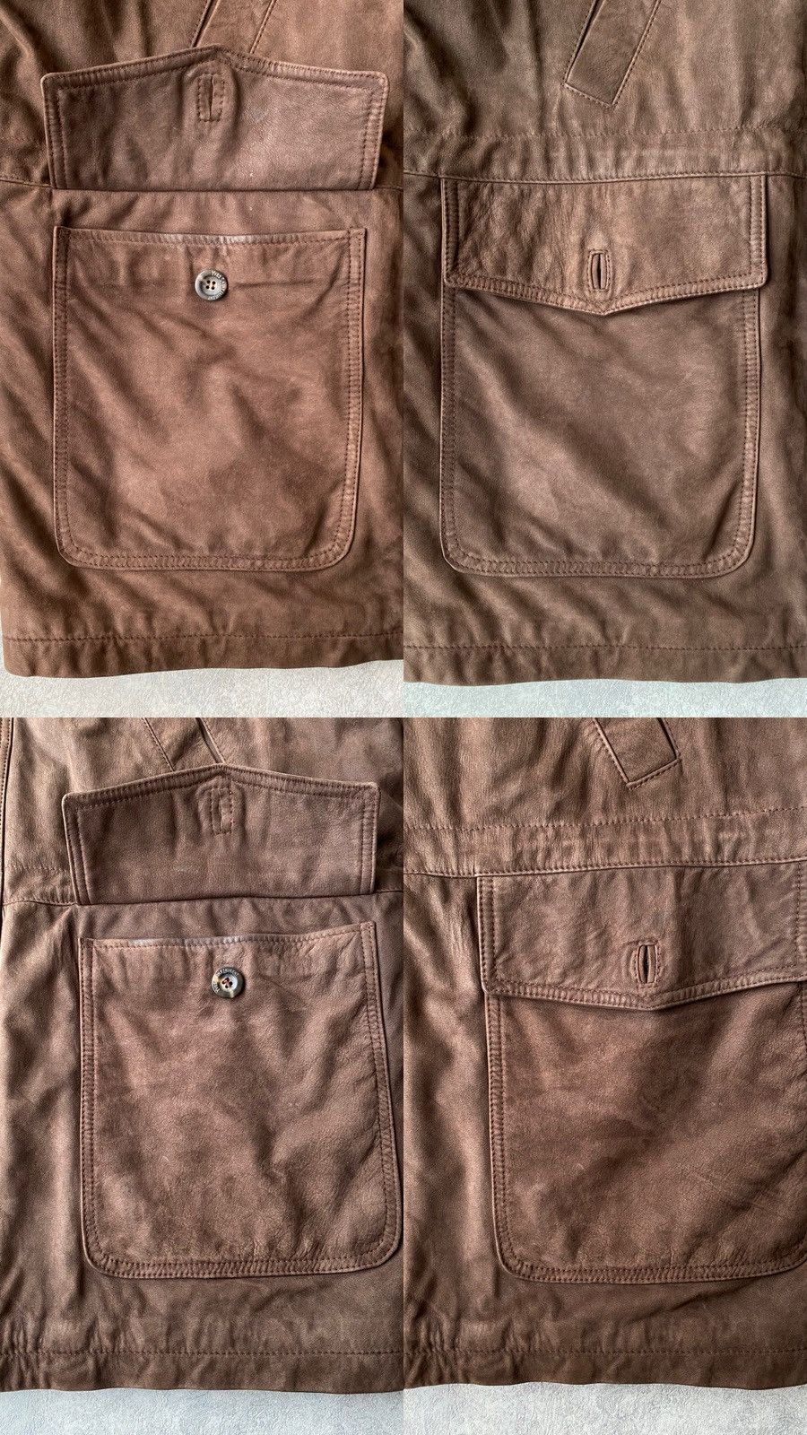 Yves Saint Laurent Vintage Yves Saint Laurent Leather Hunting Suede Jacket Size US XL / EU 56 / 4 - 12 Thumbnail