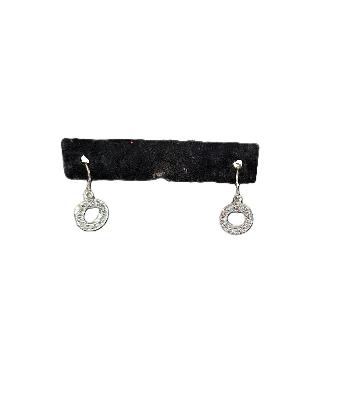 Michael Kors Michael Kors Pavi Crystal Halo Round Circle Stud Earrings Size ONE SIZE - 1 Thumbnail