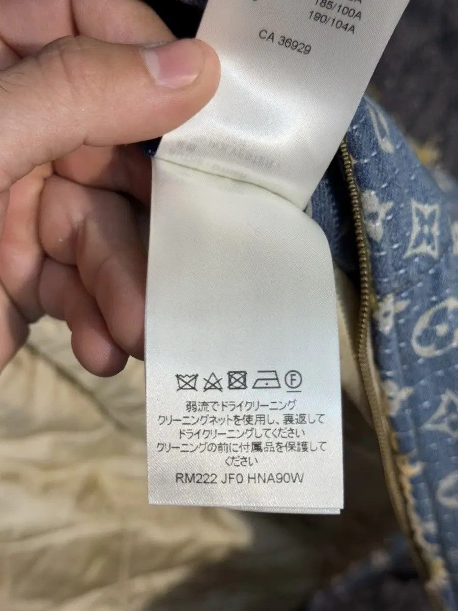 Louis Vuitton Blue Monogram Distressed Floral Workwear Jacket Size US L / EU 52-54 / 3 - 13 Thumbnail