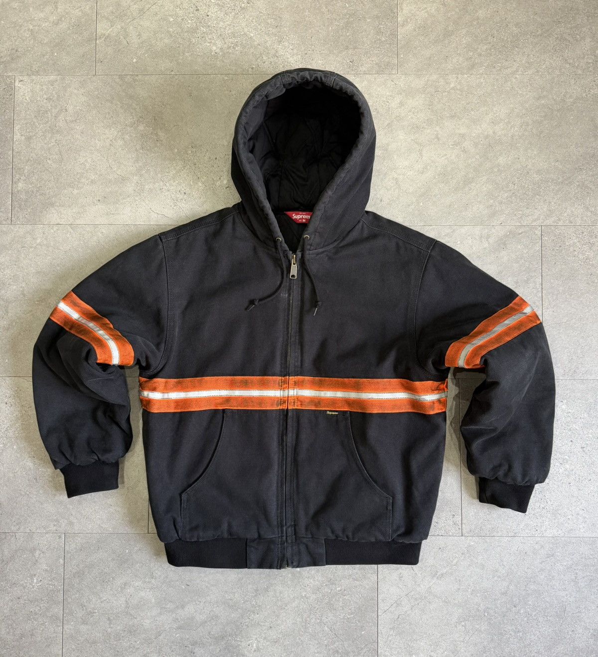 Supreme × Thrasher Supreme x Thrasher Hooded work Jacket 'black