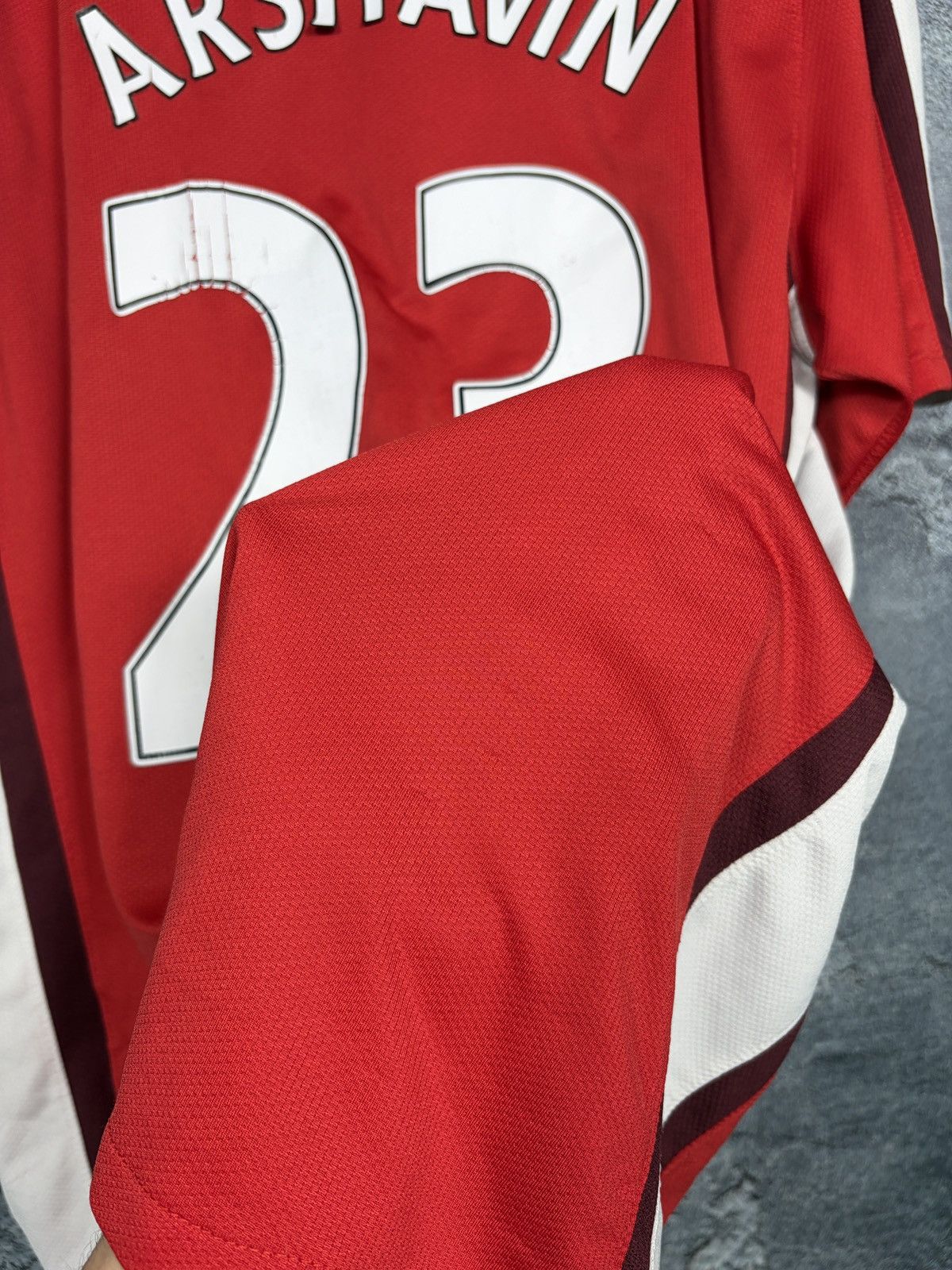 Nike Vintage 2008 Nike Arsenal #23 Arshavin Jersey T-shirt Size US XL / EU 56 / 4 - 19 Thumbnail