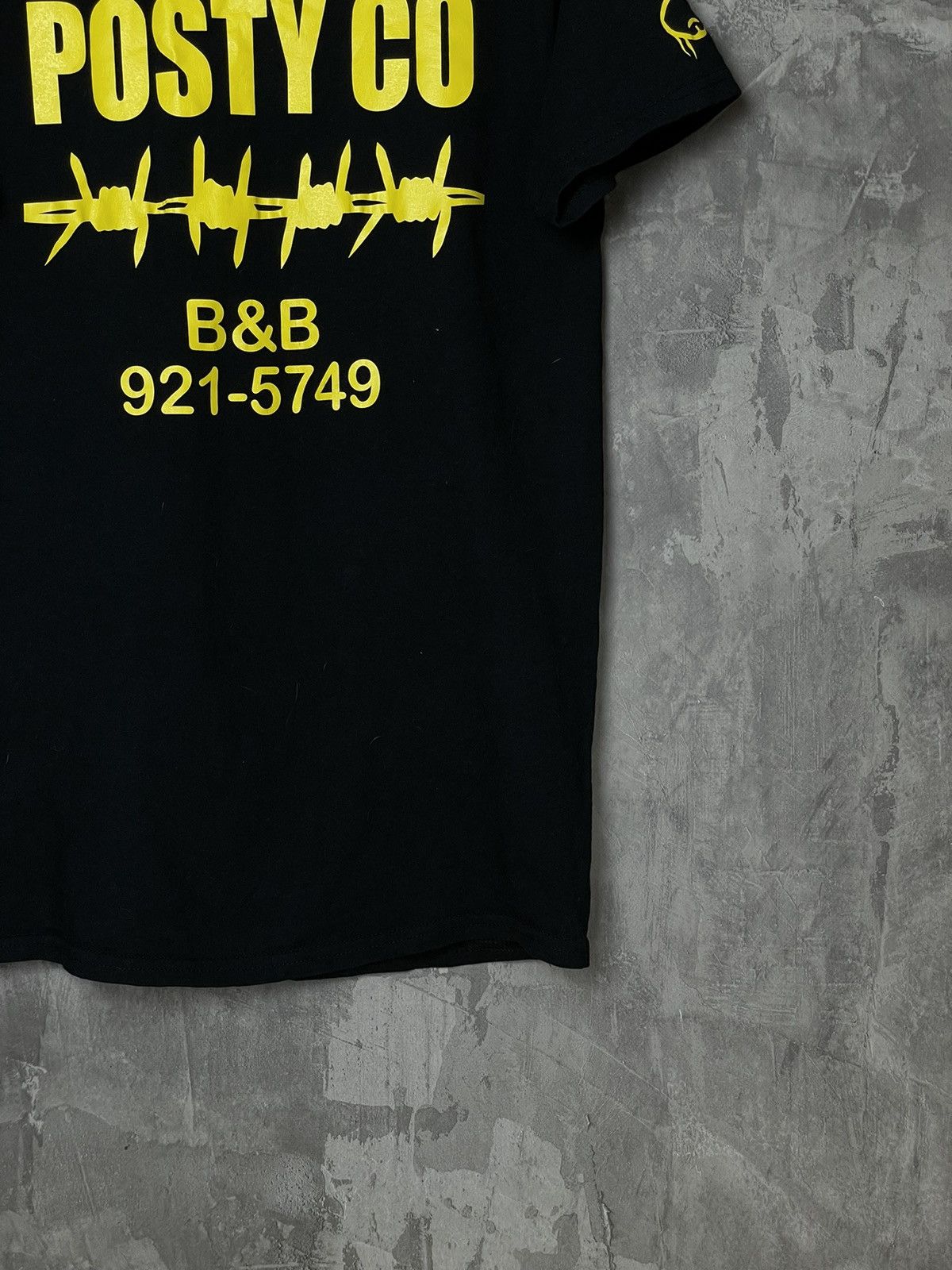 Band Tees × Rap Tees Post Malone Mugshot Posty Co Tour Black T shirt S Size US S / EU 44-46 / 1 - 6 Thumbnail