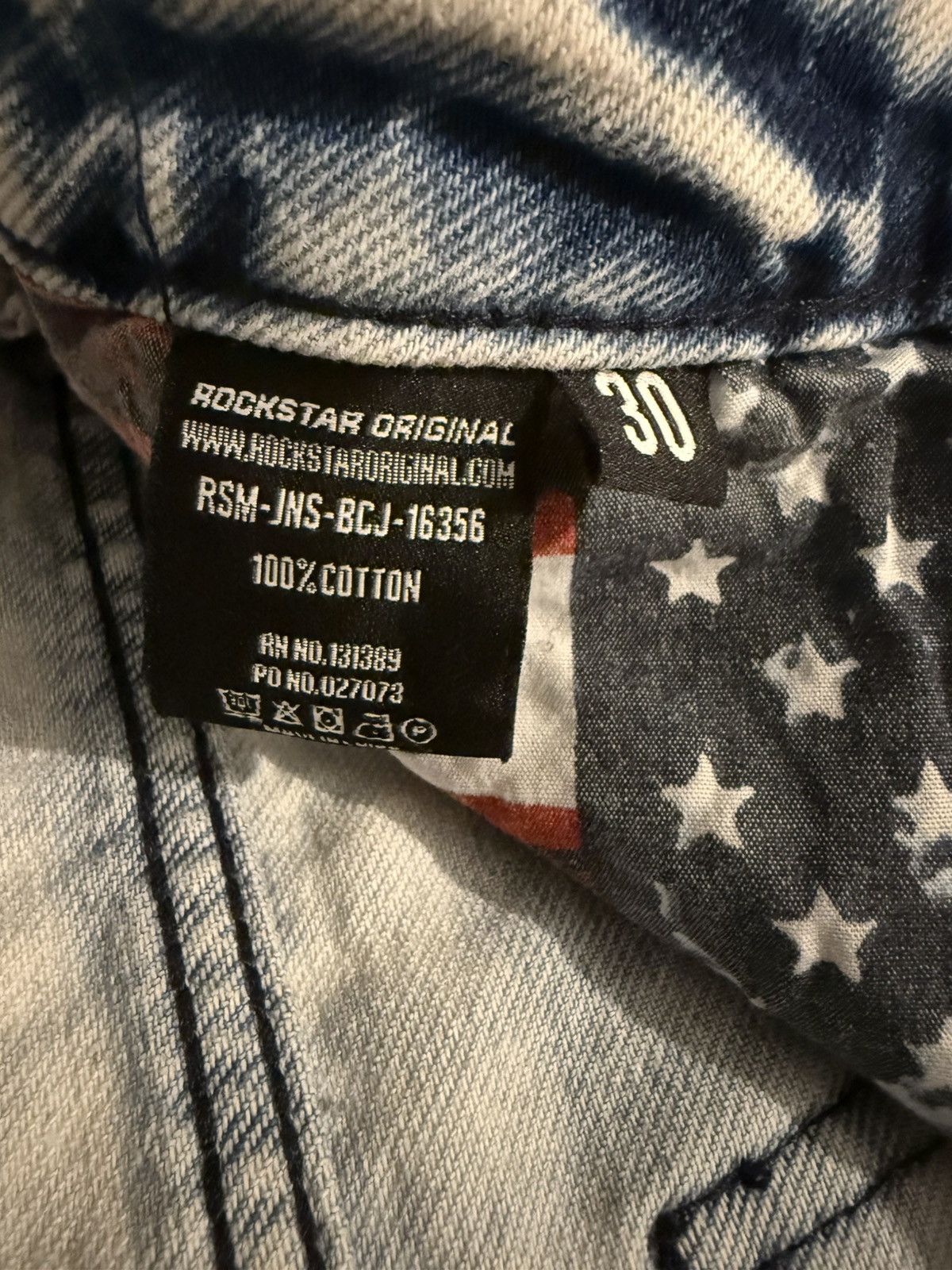 Other Rockstar Baggy Bleached Cargo Jeans Size US 30 / EU 46 - 3 Thumbnail