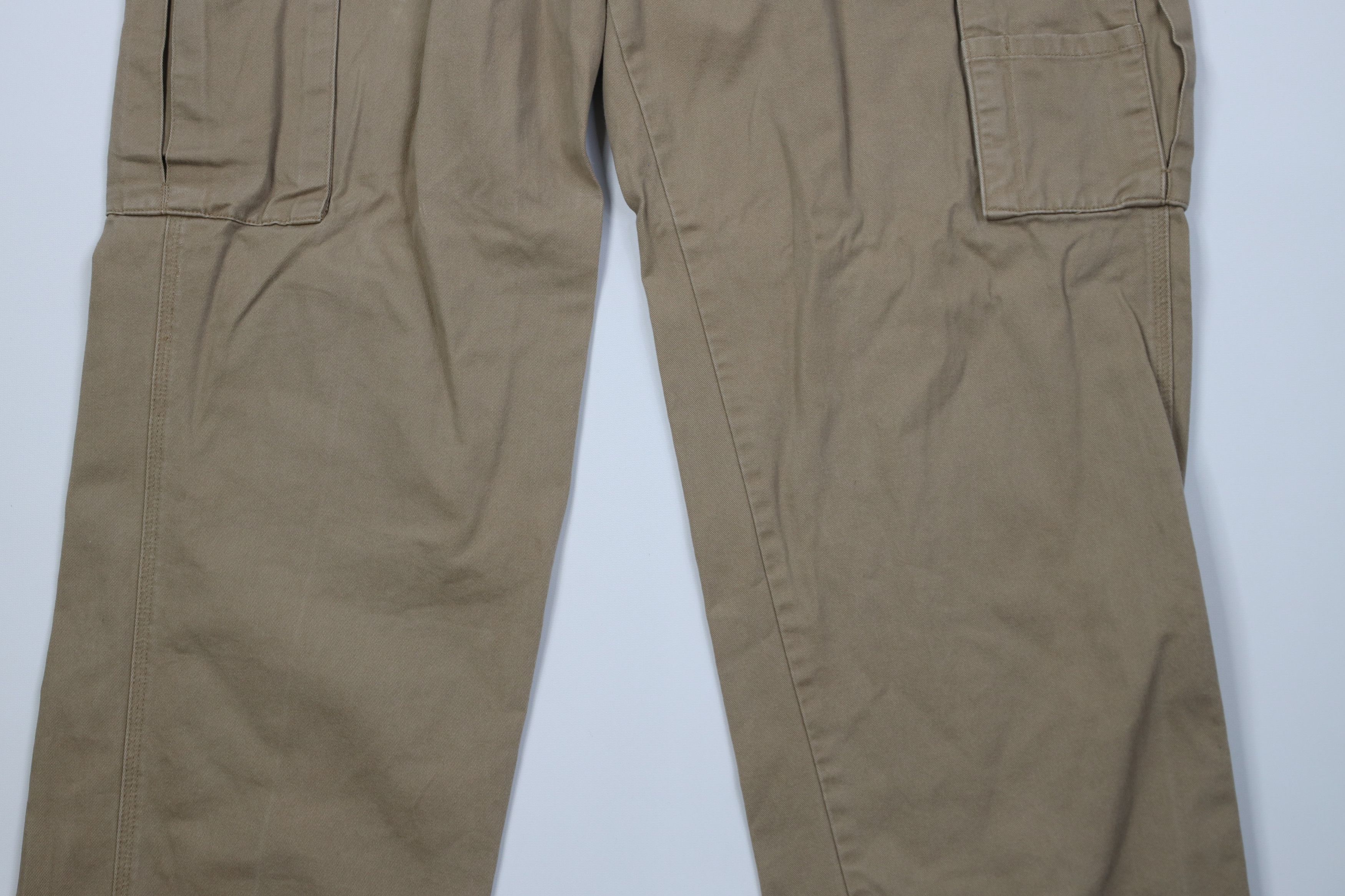 Cabelas Vintage Y2K Cabelas Baggy Wide Leg Cargo Pants Beige Cotton Size US 40 / EU 56 - 3 Thumbnail