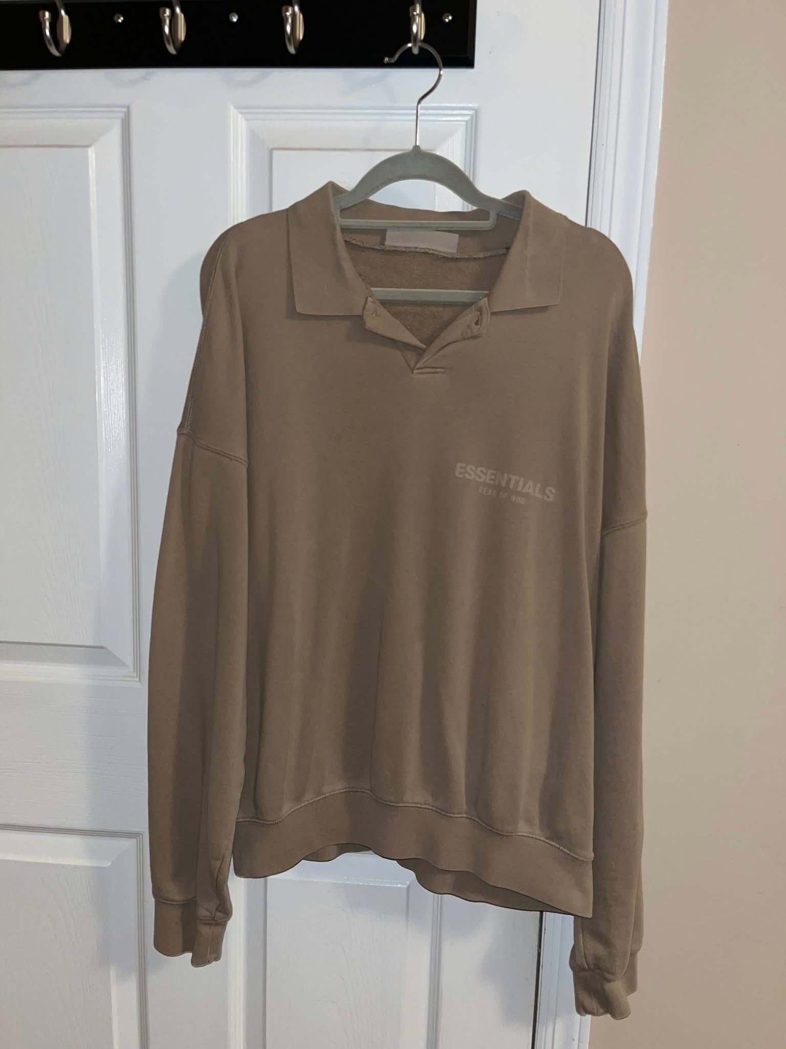 Essentials FOG Essentials Oversized Knit Polo Sweater Size US S / EU 44-46 / 1 - 2 Thumbnail