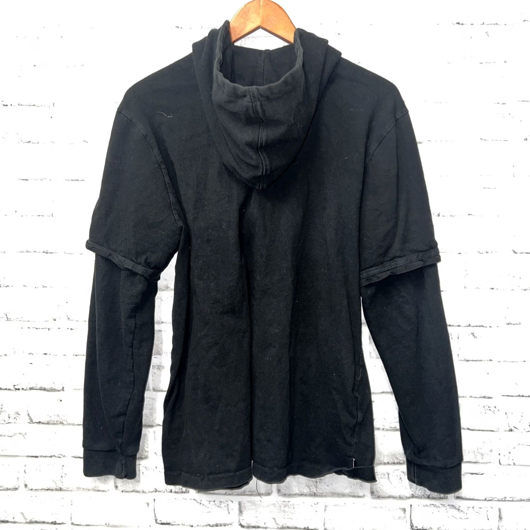 Primitive VINTAGE Primitive Skateboarding Black Button Up Hoodie Mens Size M Size US M / EU 48-50 / 2 - 6 Thumbnail