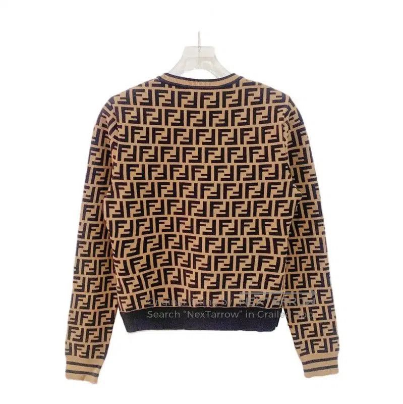 Fendi Fendi Brown Knit Sweater for Women . Size XS / US 0-2 / IT 36-38 - 2 Thumbnail