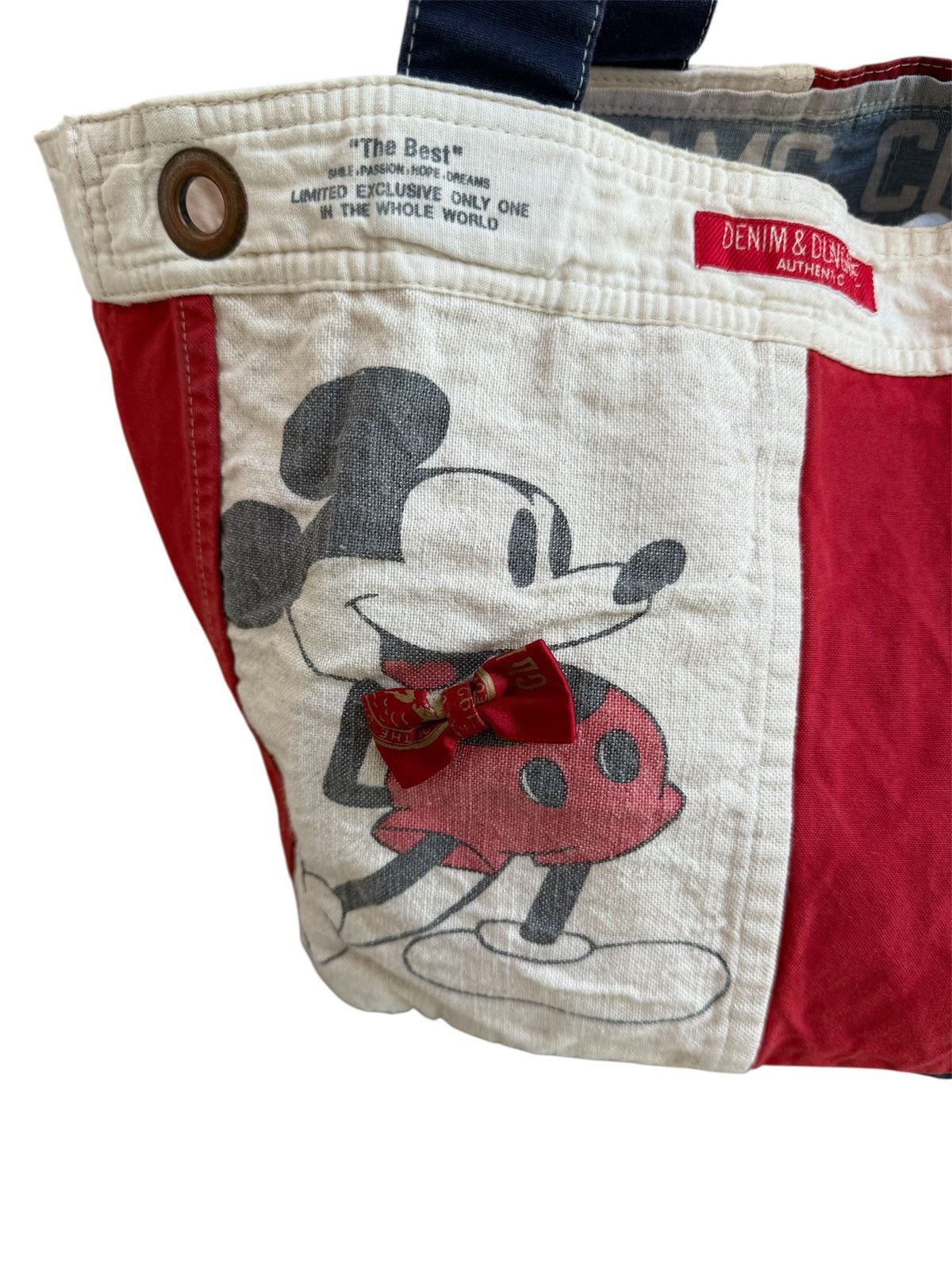 Kapital DENIM & DUNGAREE X MICKEY MOUSE DISNEY TOTE BAG Size ONE SIZE - 4 Thumbnail