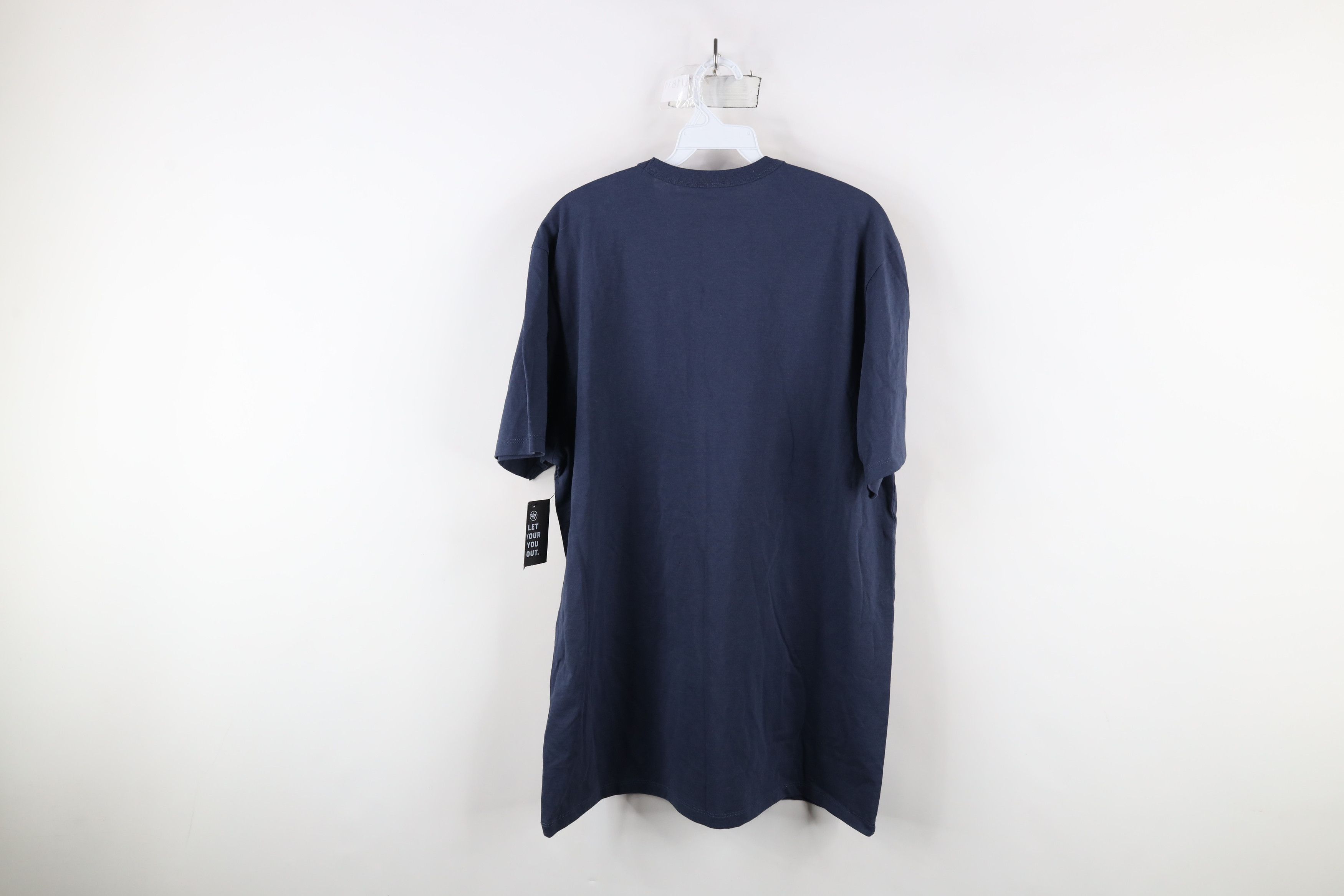 Vintage New 47 Brand Red Sox Baseball Jersey Knit T-Shirt Blue Size US XL / EU 56 / 4 - 11 Thumbnail