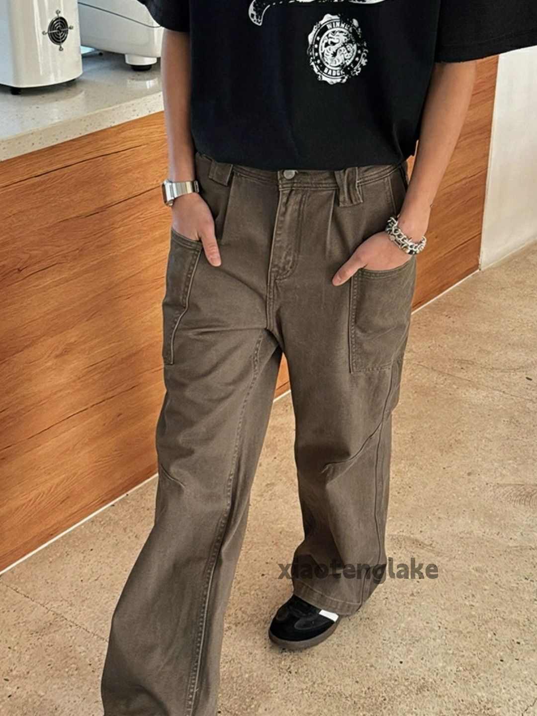 Designer × Japanese Brand × Vintage washed faded utility carpenter workwear cargo pants Size US 32 / EU 48 - 5 Thumbnail