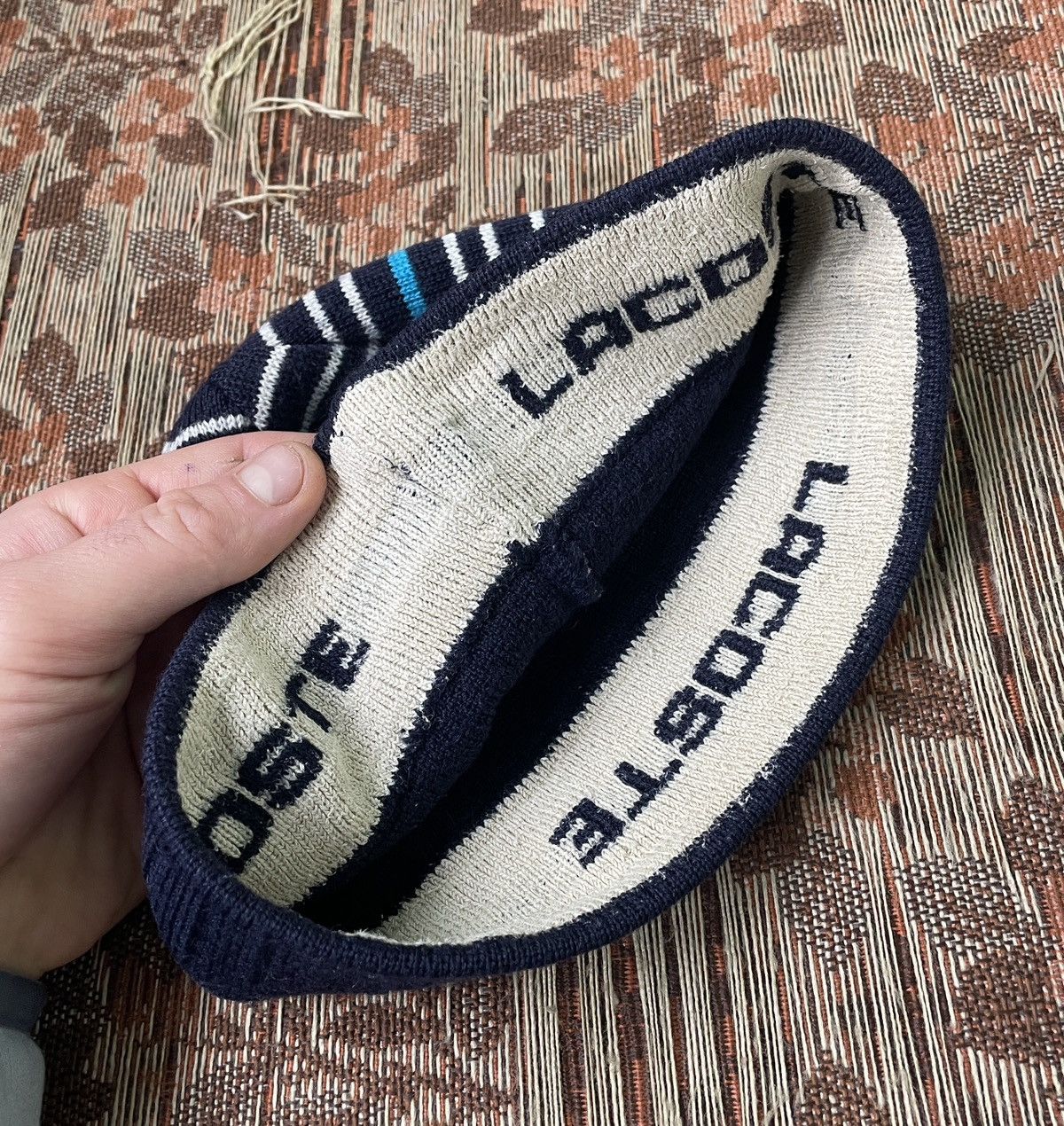 Lacoste Vintage Lacoste Wool/acrylic Hat Size ONE SIZE - 7 Thumbnail