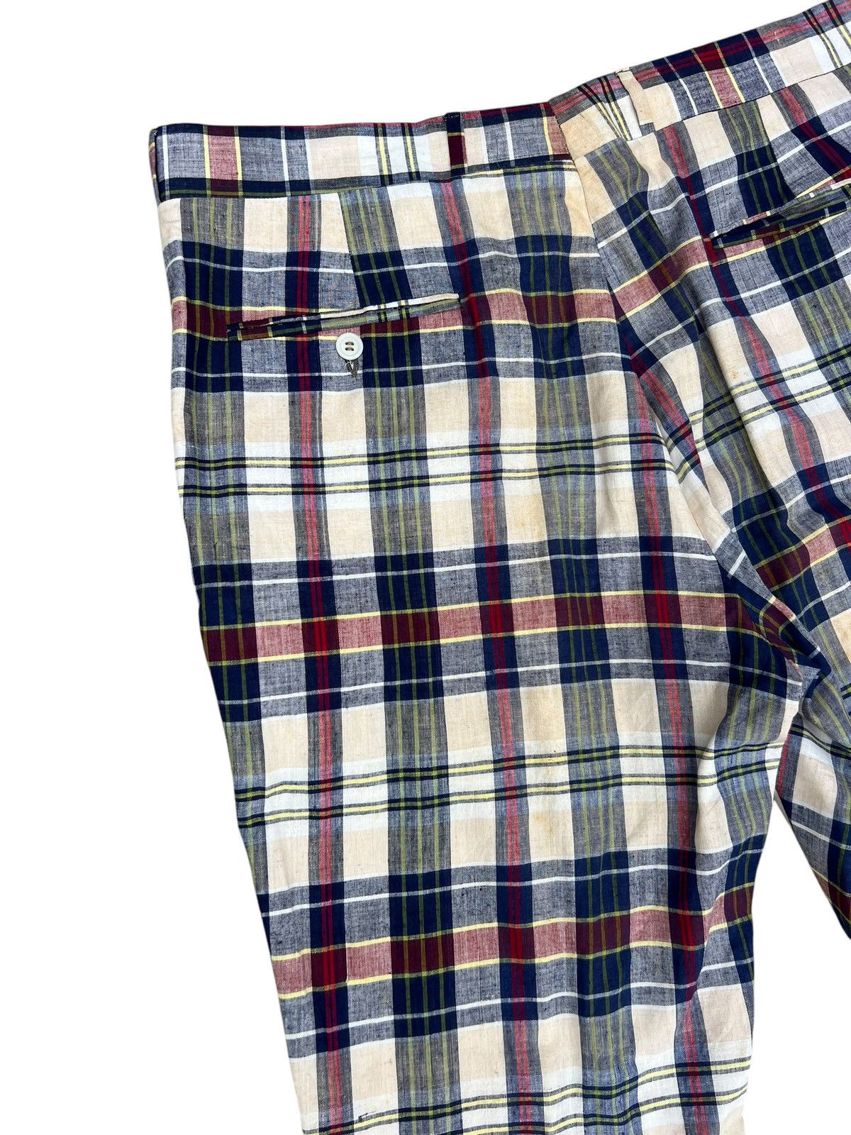 Corbin 60s 70s Hand Woven India Madras by Corbin Talon Zip Trouser Size US 36 / EU 52 - 14 Thumbnail