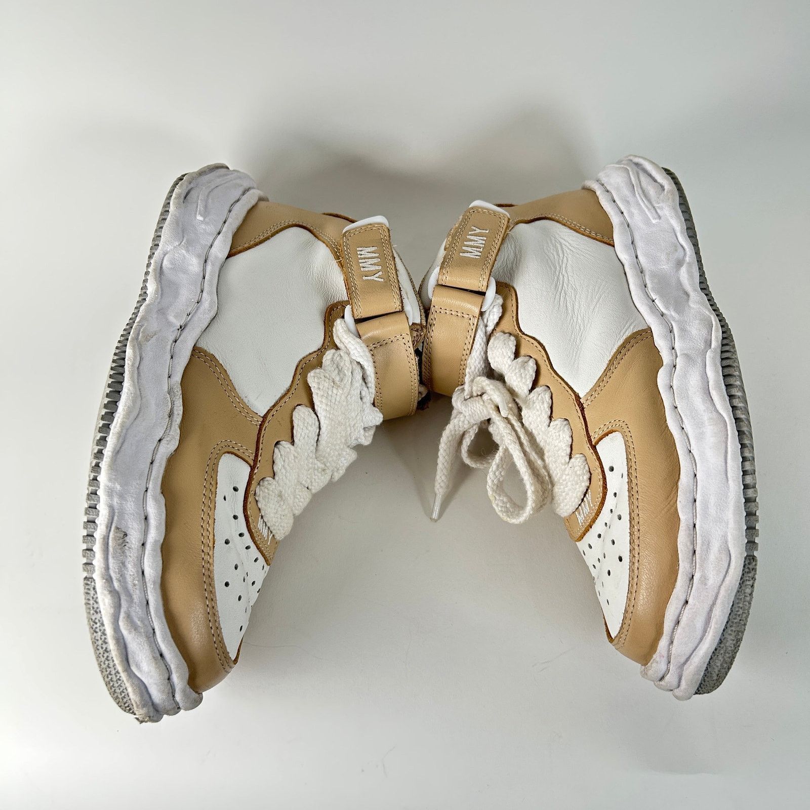 Mki Miyuki Zoku MMY Khaki/White High Tops Size 41 Size US 8 / EU 41 - 3 Thumbnail