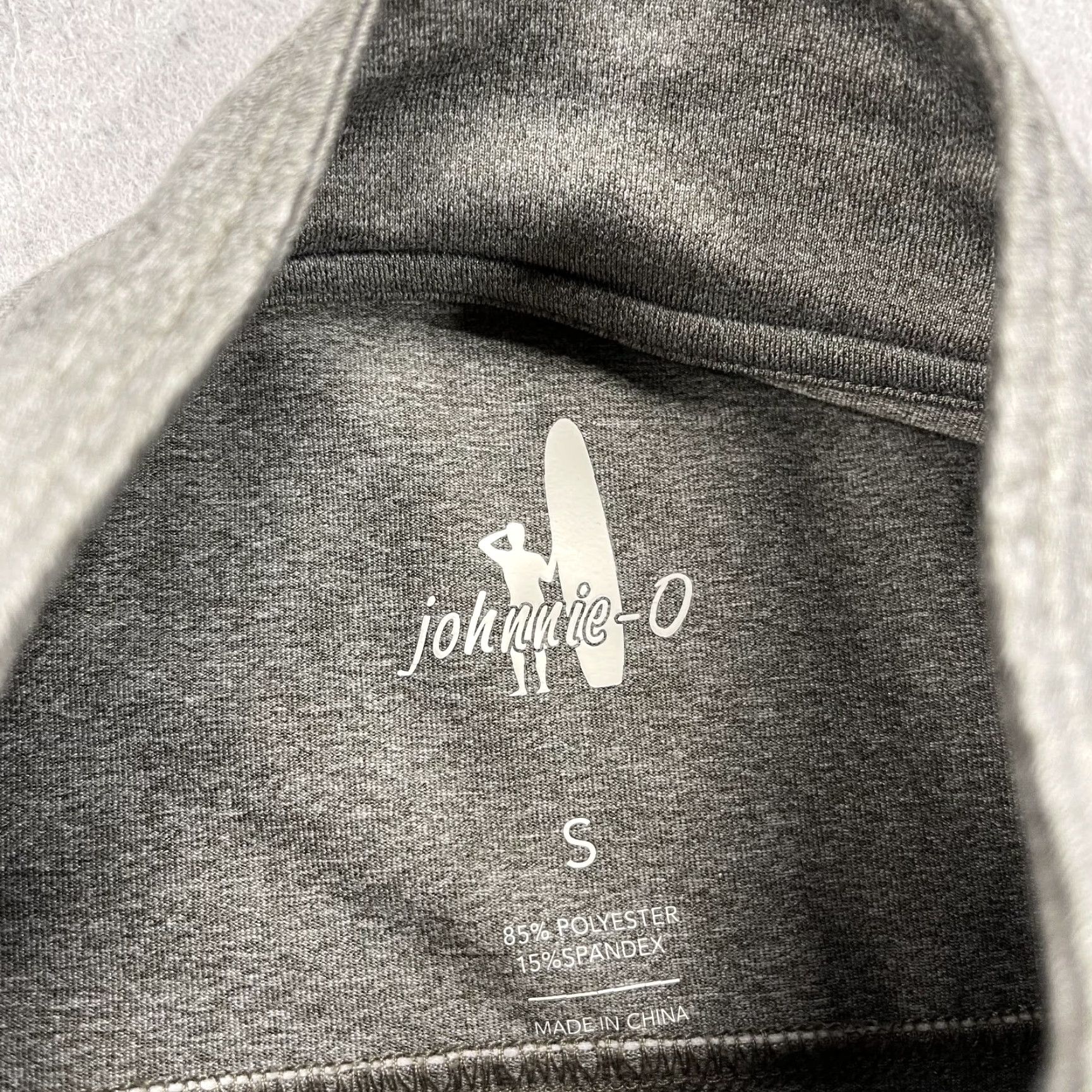 johnnie-O johnnie-O Jacket Mens Small Gray 1/4 Zip Stretch Lammie Golf Solid Shirt Size US S / EU 44-46 / 1 - 3 Thumbnail