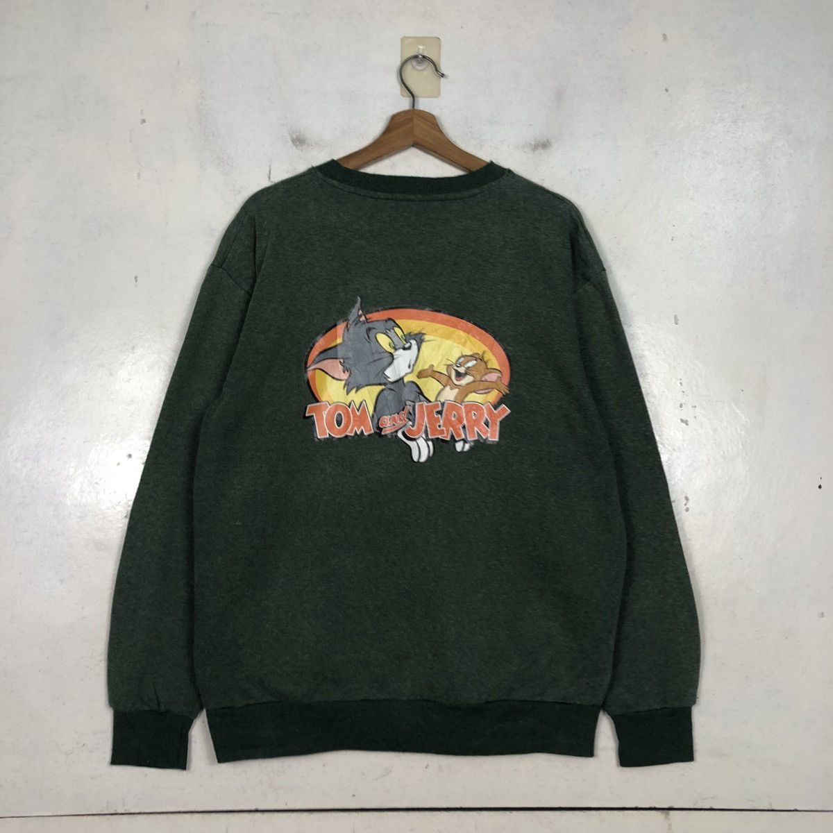 Japanese Brand 📌Vintage Sweatshirt Tom & Jerry Big Logo Size US L / EU 52-54 / 3 - 10 Thumbnail