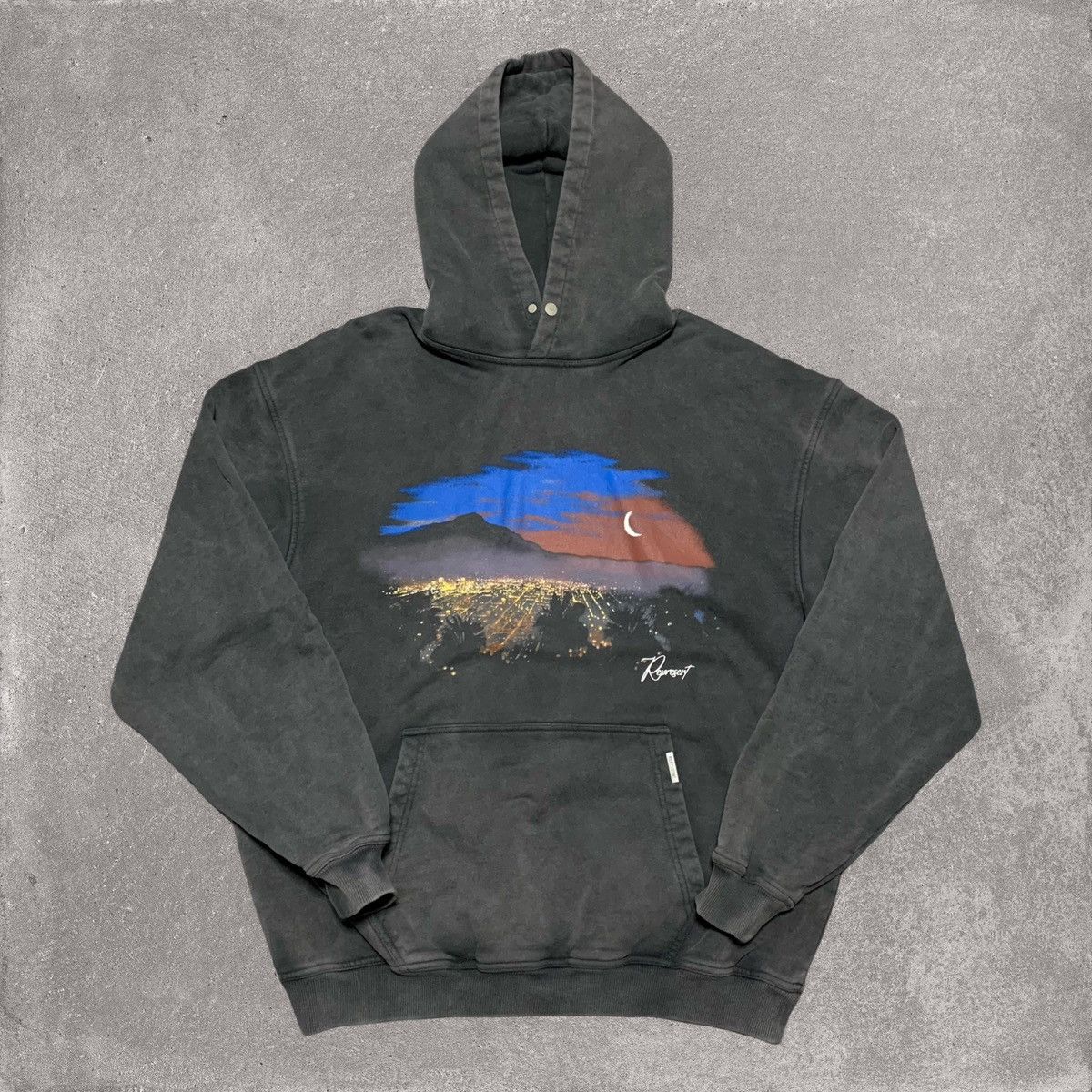 Represent Clo. Represent Large The Hills Vintage Grey Hoodie | Grailed