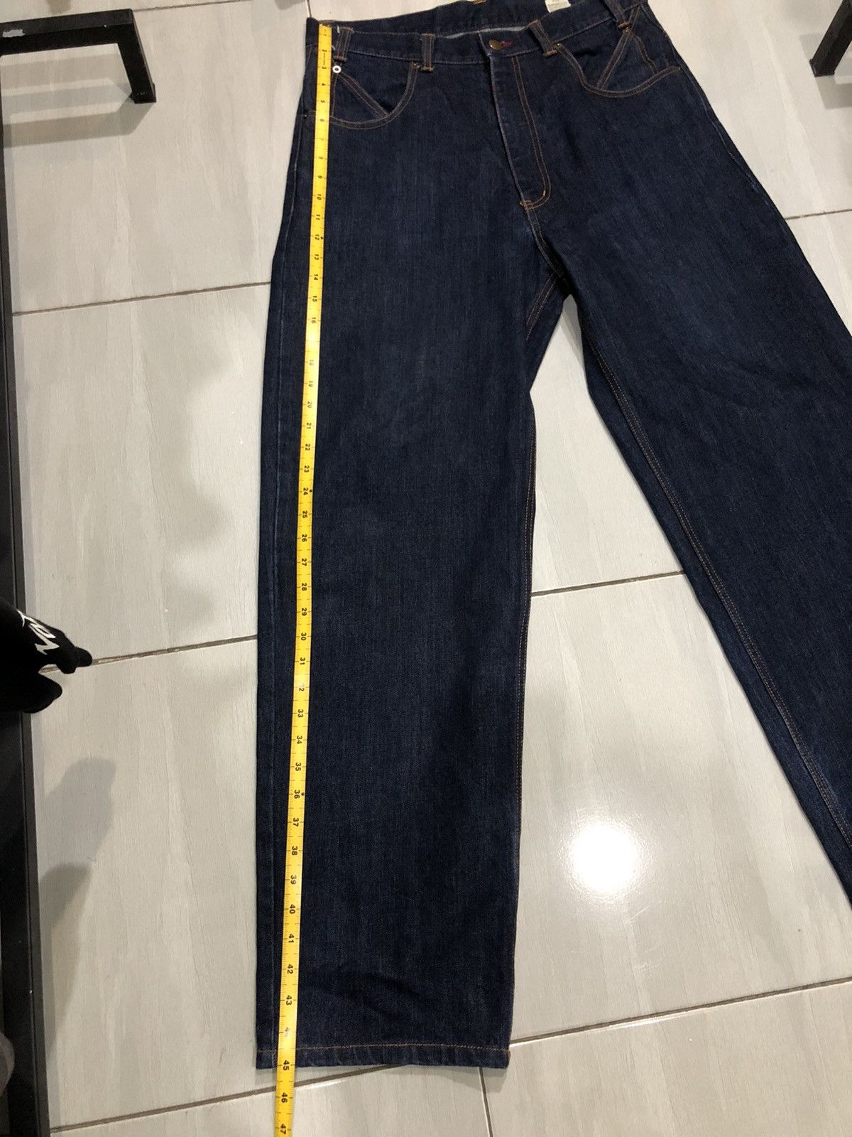 Japanese Brand Free Farm Hand 👖BIG PANTS👖 Japanese Denim Pants Loose Fit Size US 32 / EU 48 - 23 Thumbnail