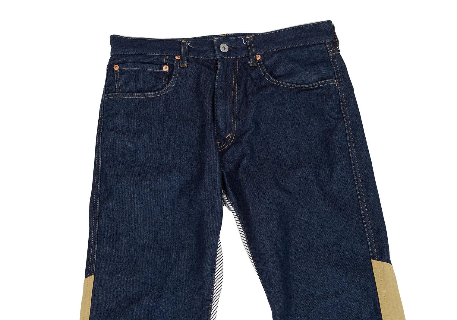 Junya Watanabe Denim Pants with Hickory Ripstop in Indigo Color, XS Size US 30 / EU 46 - 2 Thumbnail