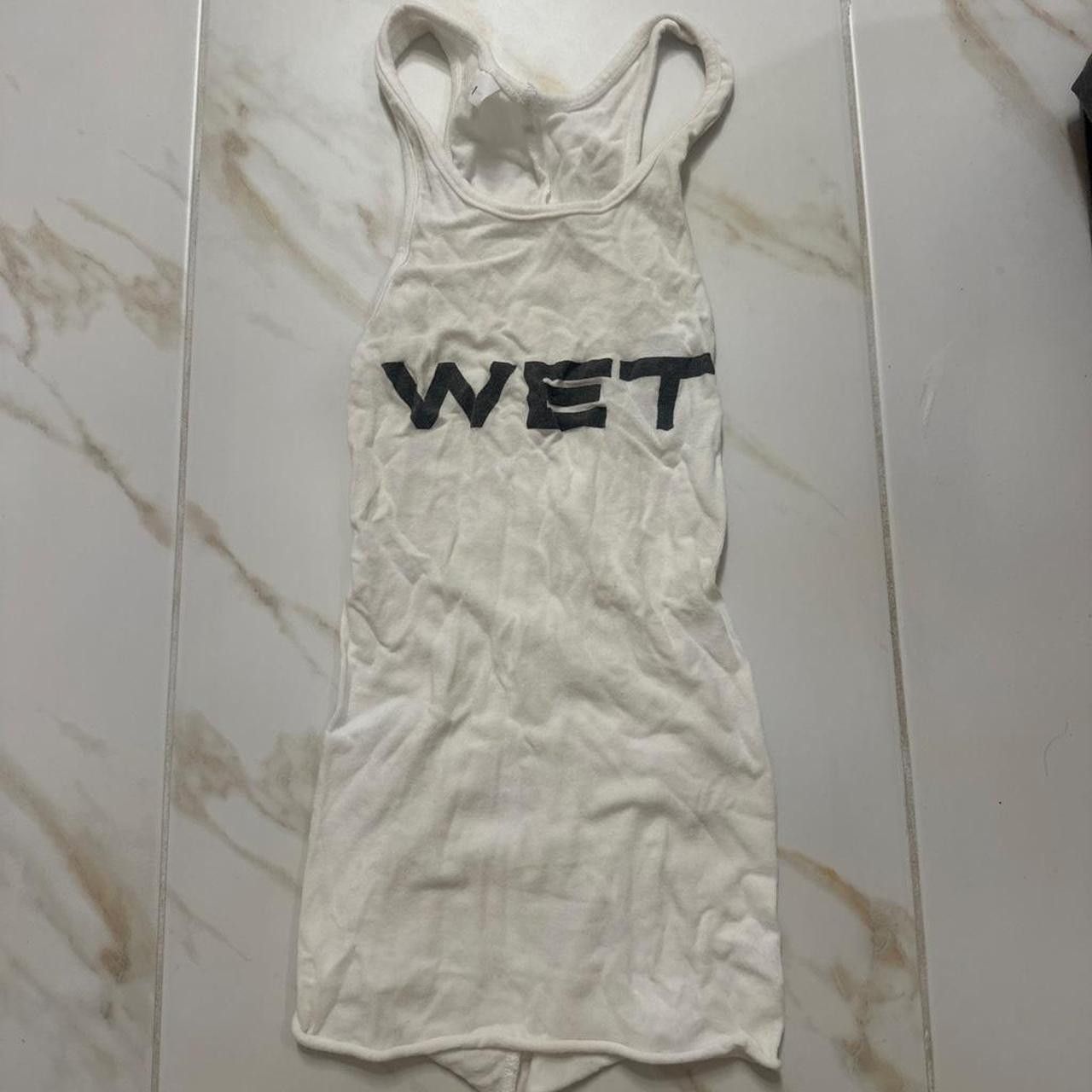 Kanye West × Mowalola × Yeezy YZY x MOWALOLA “WET” TANK | Grailed