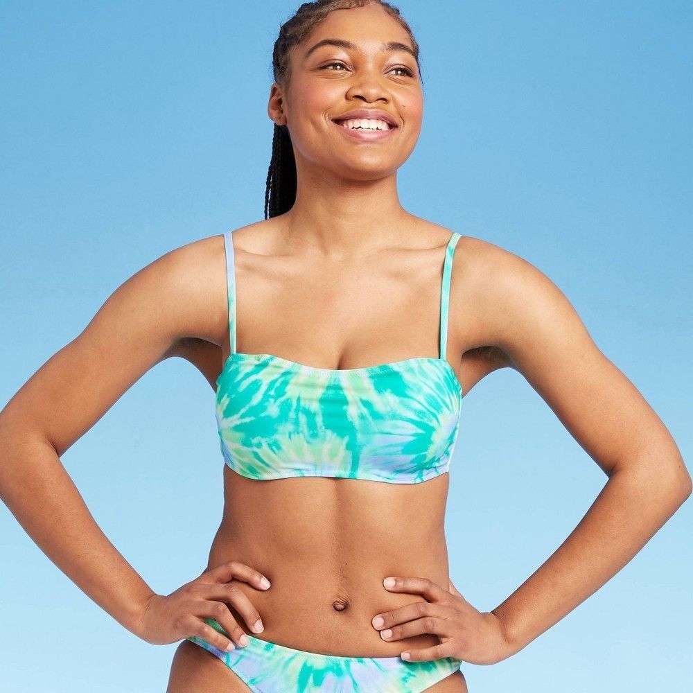 Other Shade & Shore Tie-Dye Bikini Top With Adjustable Straps & Pa Size ONE SIZE - 1 Thumbnail