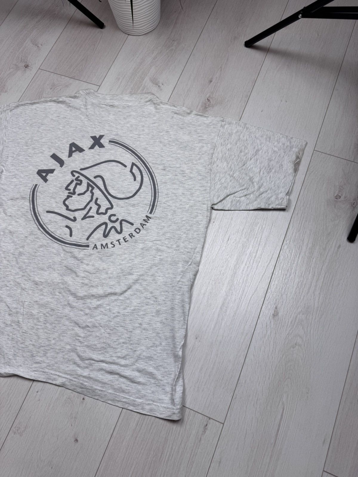 Vintage Vintage 90s Ajax Ronald De Boer Football White T-shirt Size US XL / EU 56 / 4 - 12 Thumbnail