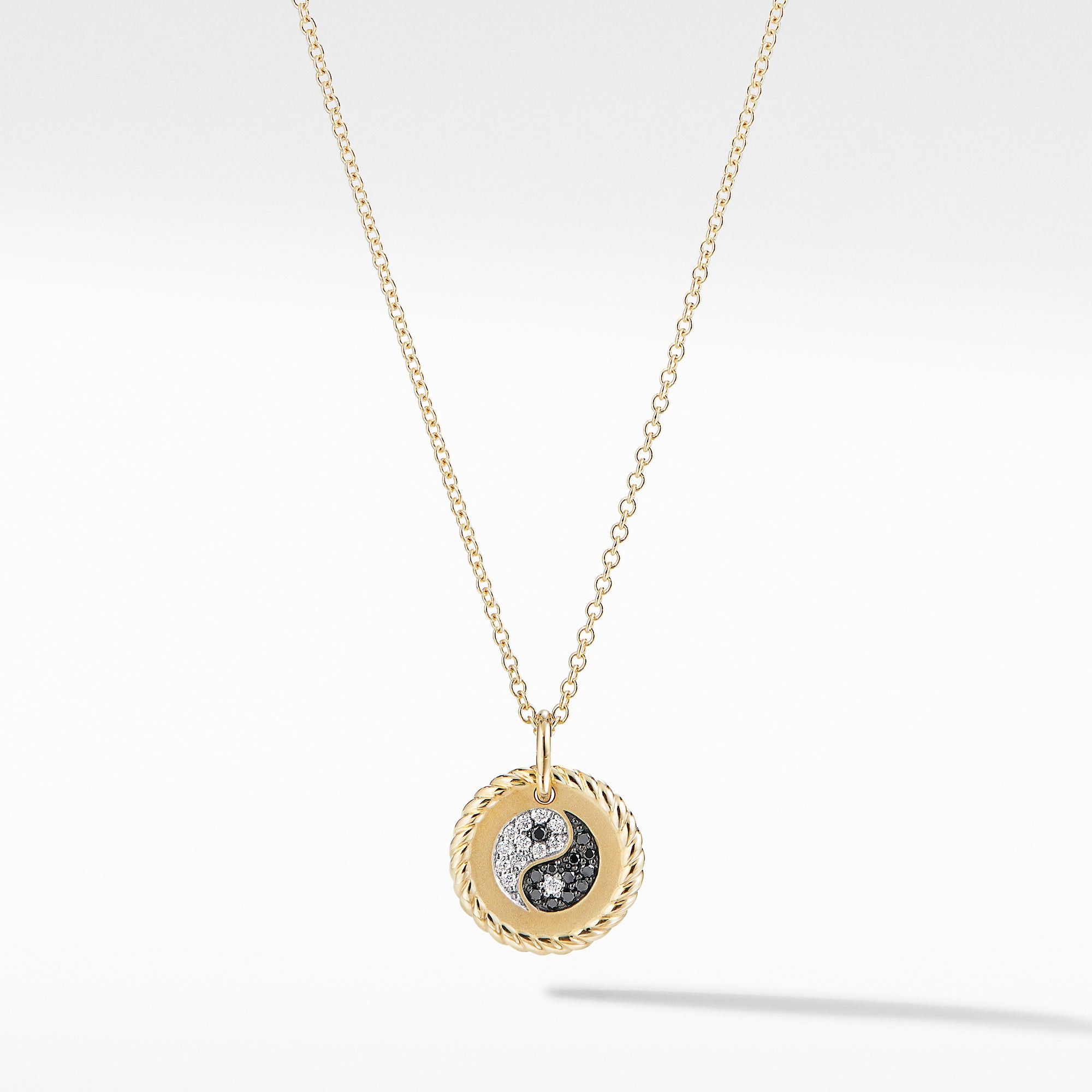 David Yurman o1w1db10325 Necklace in 18K Yellow Gold with Pave Diamonds Size ONE SIZE - 1 Preview