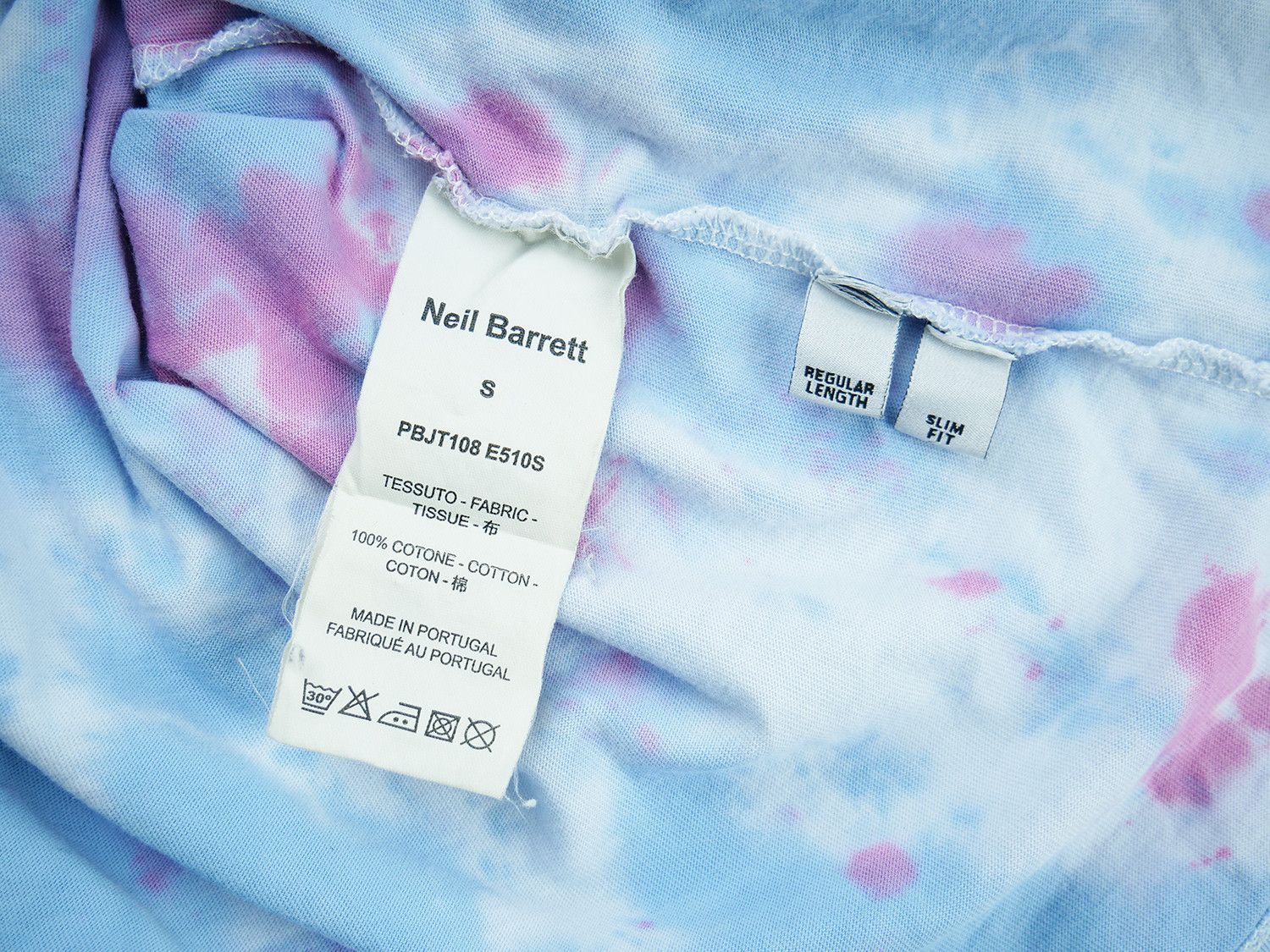 Neil Barrett Neil Barrett color dye custom t-shirt Size US S / EU 44-46 / 1 - 4 Thumbnail