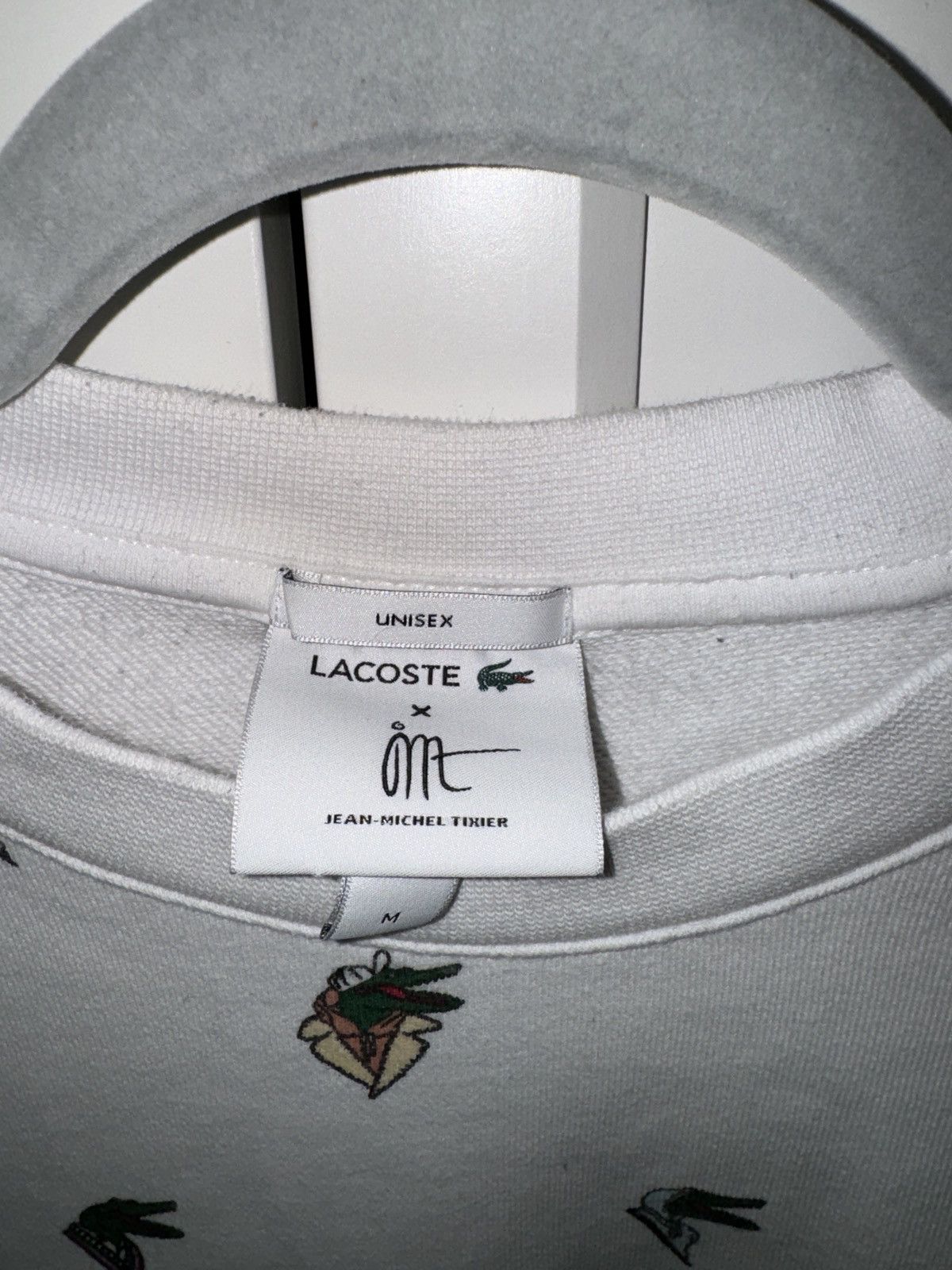 Lacoste Lacoste x Jean Michel Tixier sweatshirt monogram Size US M / EU 48-50 / 2 - 3 Thumbnail