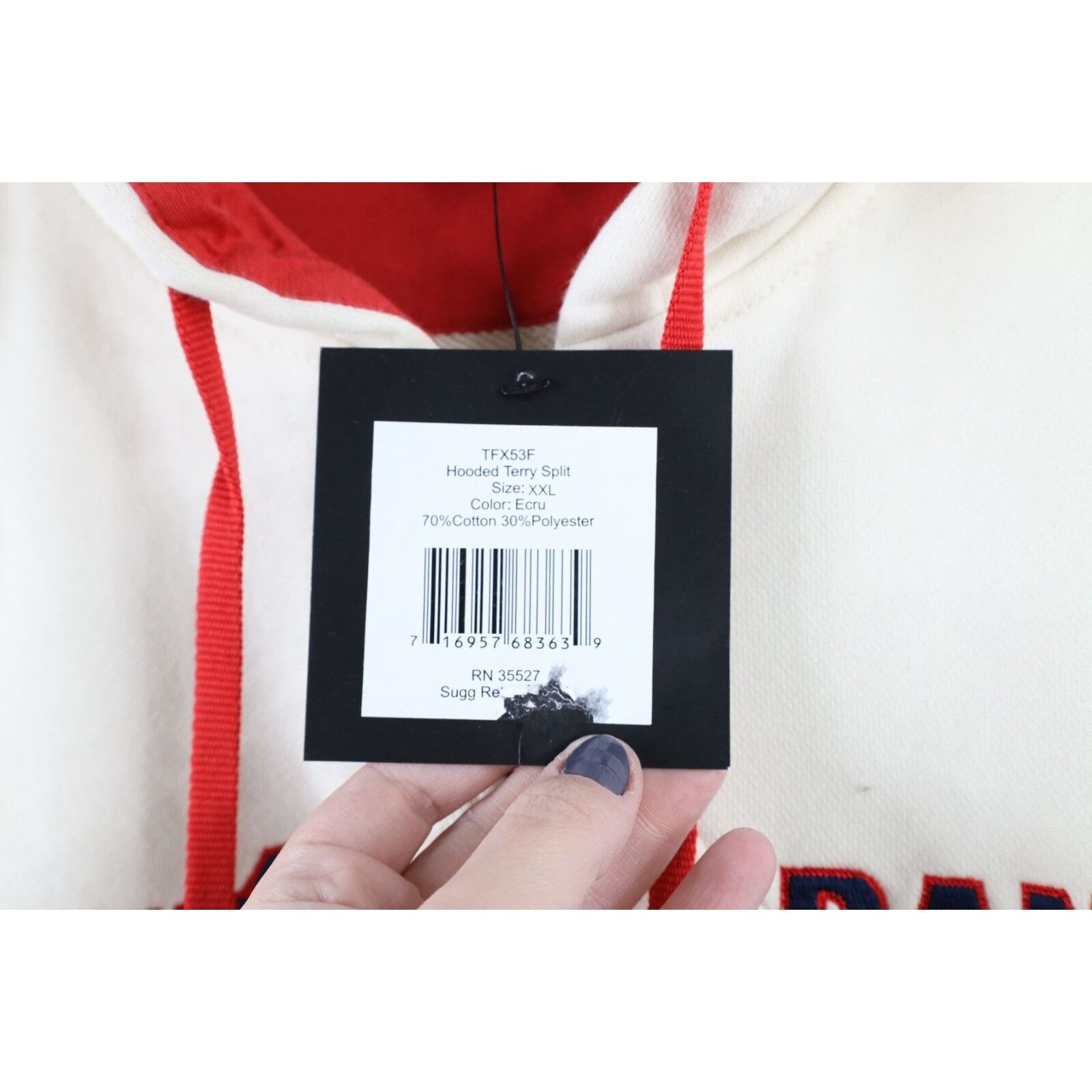 Marithe + Francois Girbaud × Vintage NOS Vintage 90s Marithe Francois Girbaud Heavyweight Hoodie Size US XXL / EU 58 / 5 - 5 Thumbnail