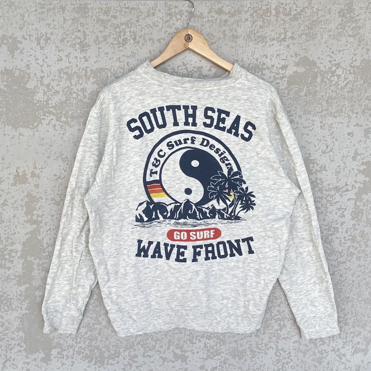 Other Vintage T&C Surf Printed Crewneck Sweatshirt Gray Size US L / EU 52-54 / 3 - 5 Thumbnail