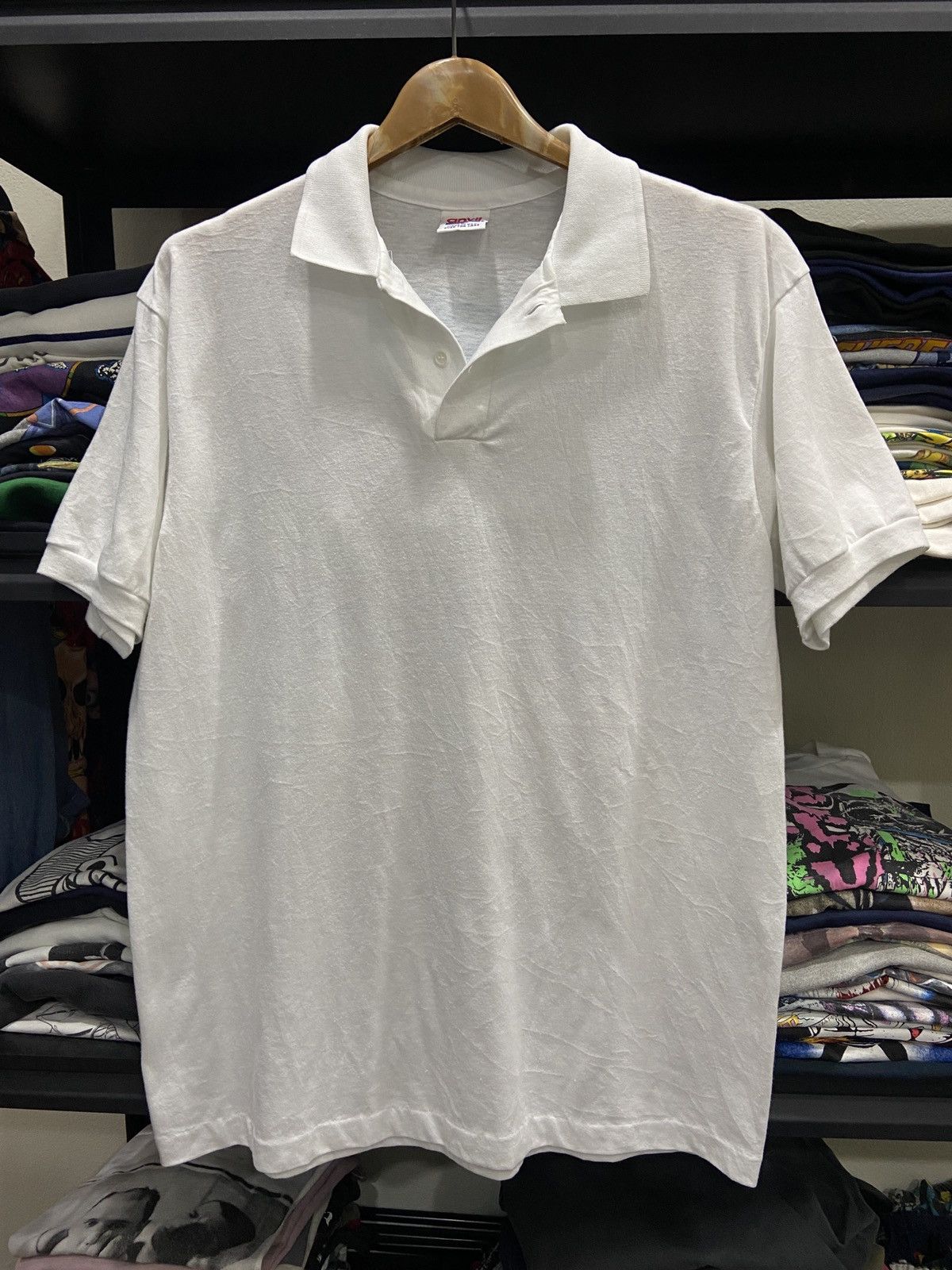 Mustang Vintage 80s Mustang Muscle Car Anvil Polo TShirt Size US L / EU 52-54 / 3 - 2 Thumbnail