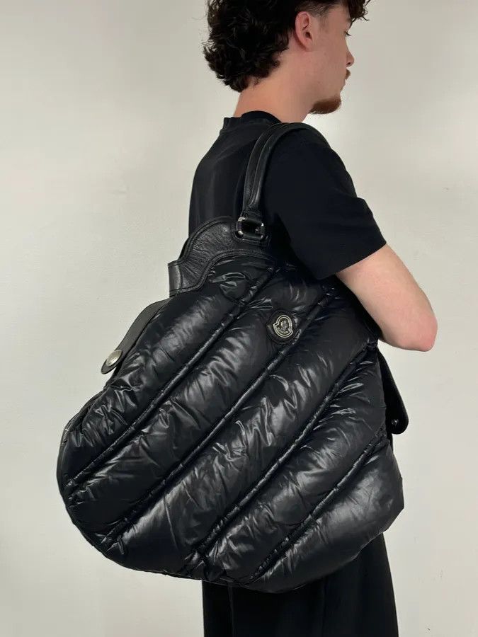 Moncler Moncler Black Nylon Quilted Handle Bag Size ONE SIZE - 3 Thumbnail
