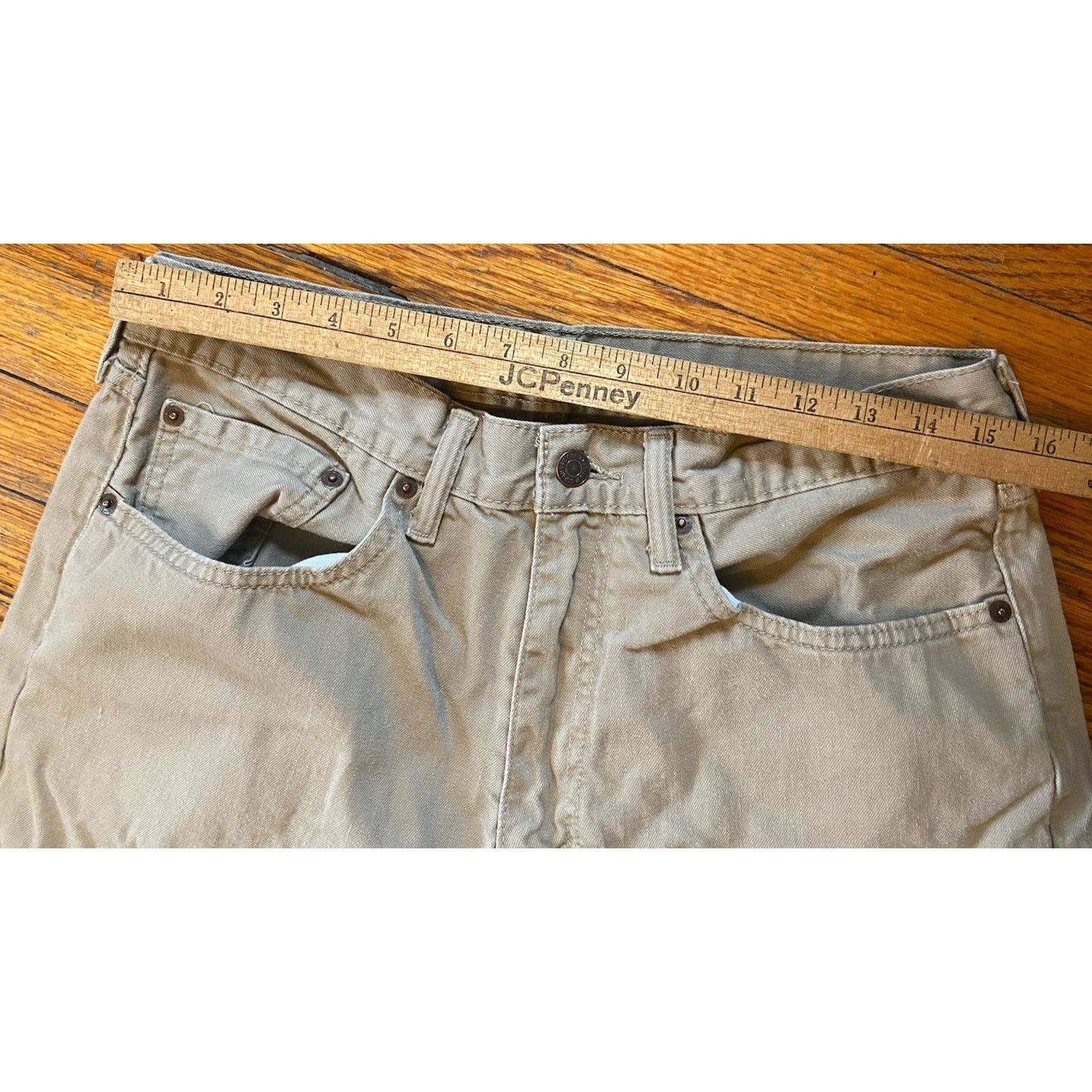 Levi's Levi’s 505 Denim Jeans Men’s 34 X 30 Beige Size US 34 / EU 50 - 7 Thumbnail