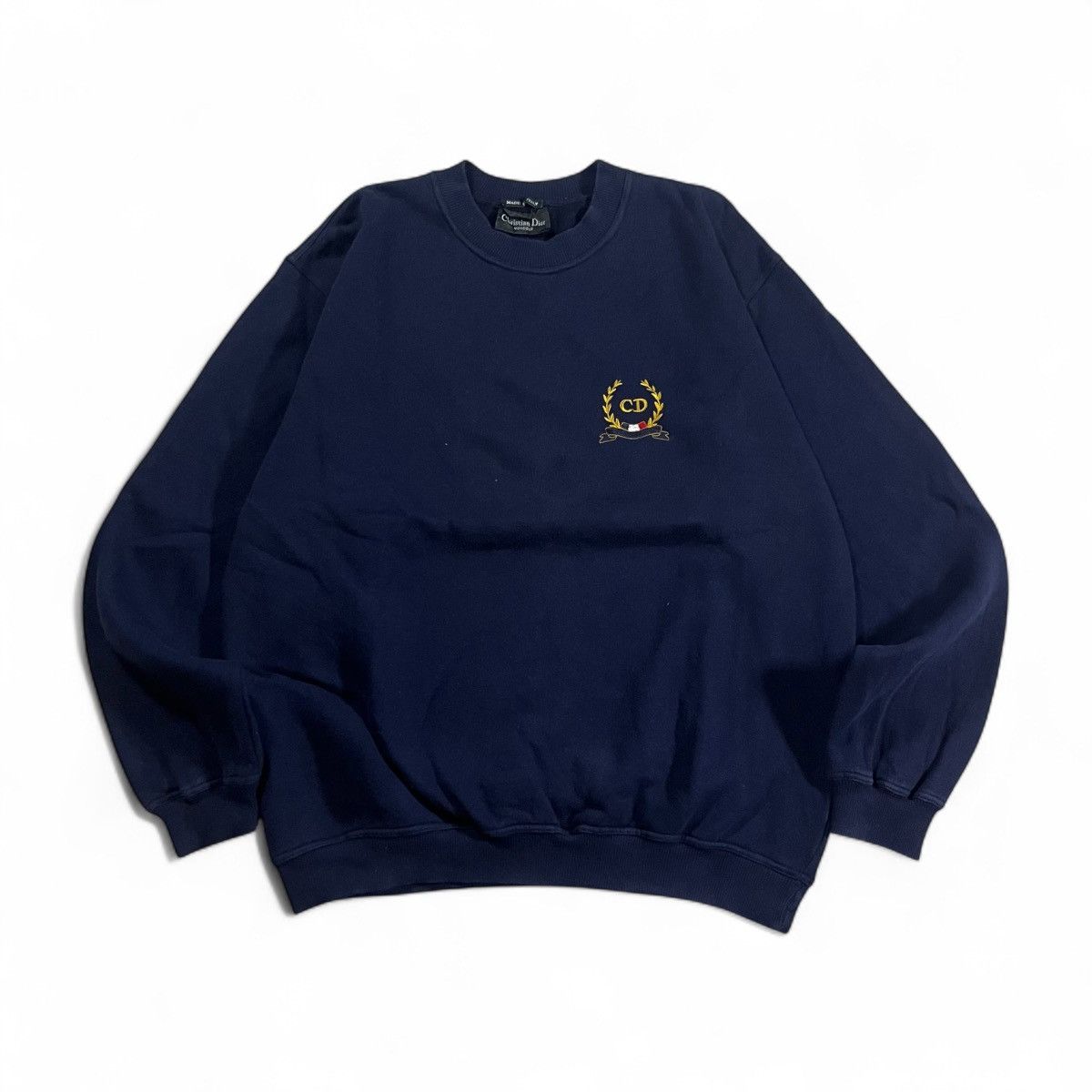 Christian Dior Monsieur 90s Christian Dior CD Logo Sweatershirt Size US L / EU 52-54 / 3 - 1 Thumbnail