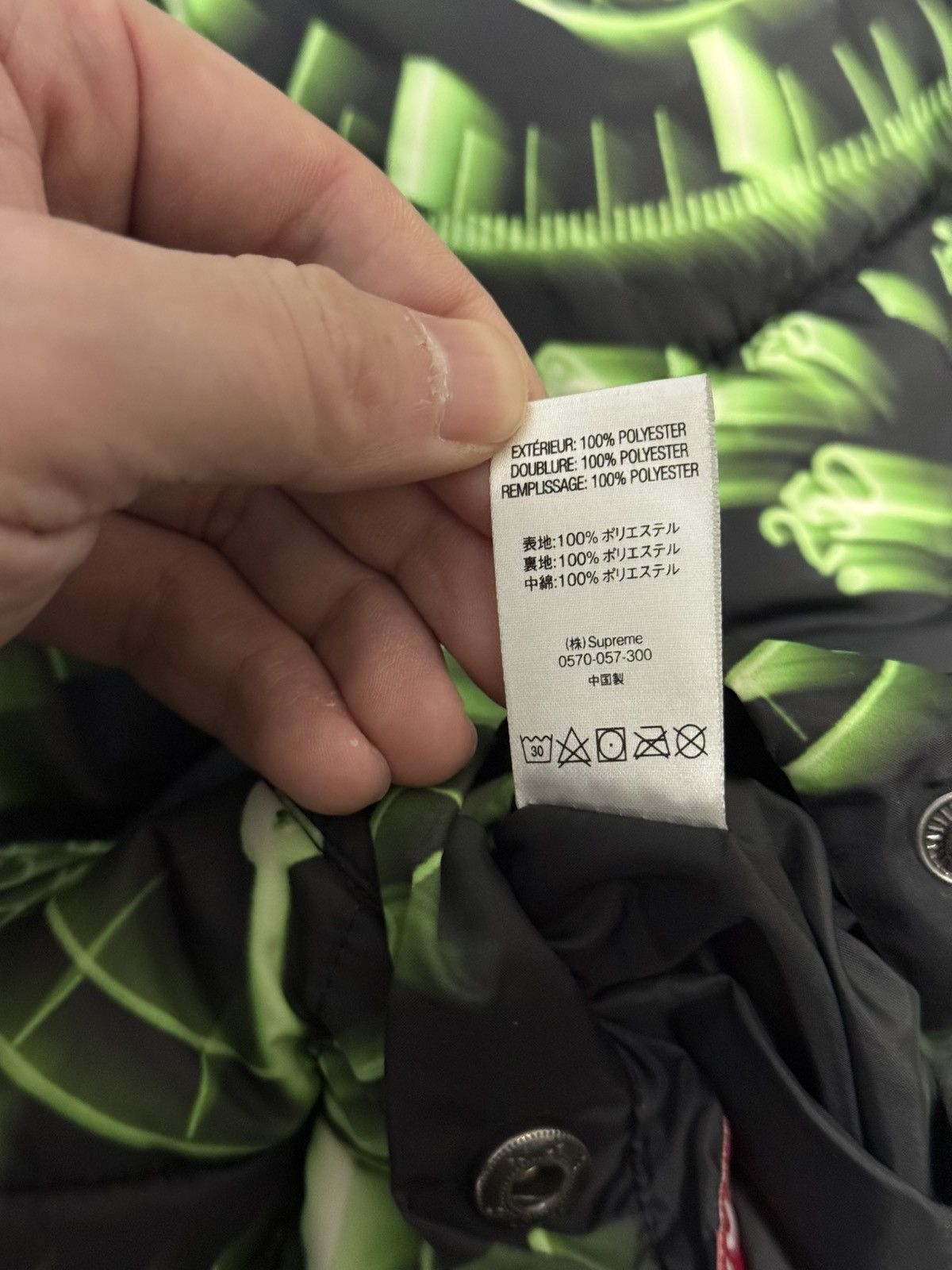 Supreme Supreme 20FW watches Reversible puffy jacket Size US L / EU 52-54 / 3 - 5 Thumbnail