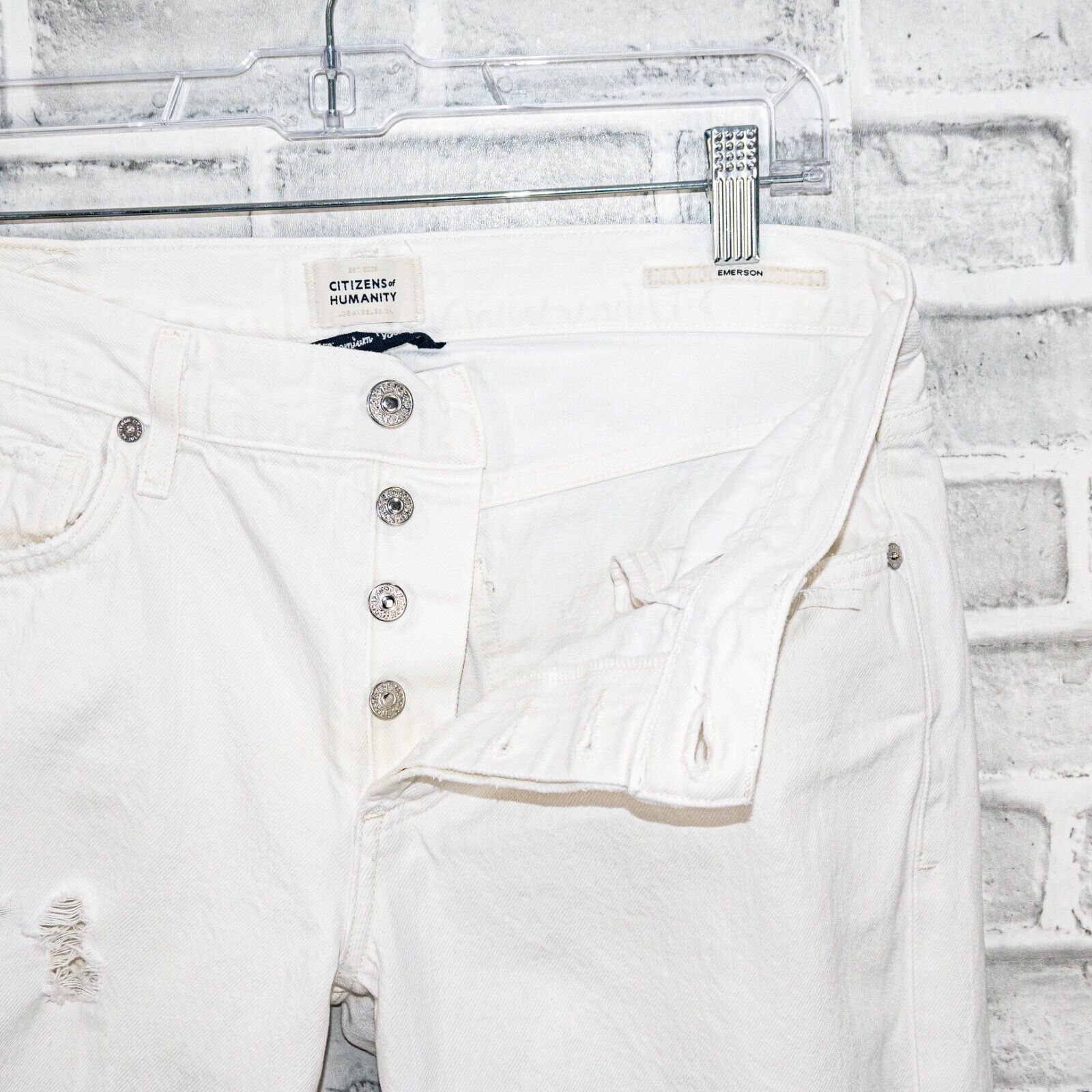 Citizens Of Humanity Citizens of Humanity Premium Vintage Emerson Jeans White Size 26" / US 2 / IT 38 - 5 Thumbnail