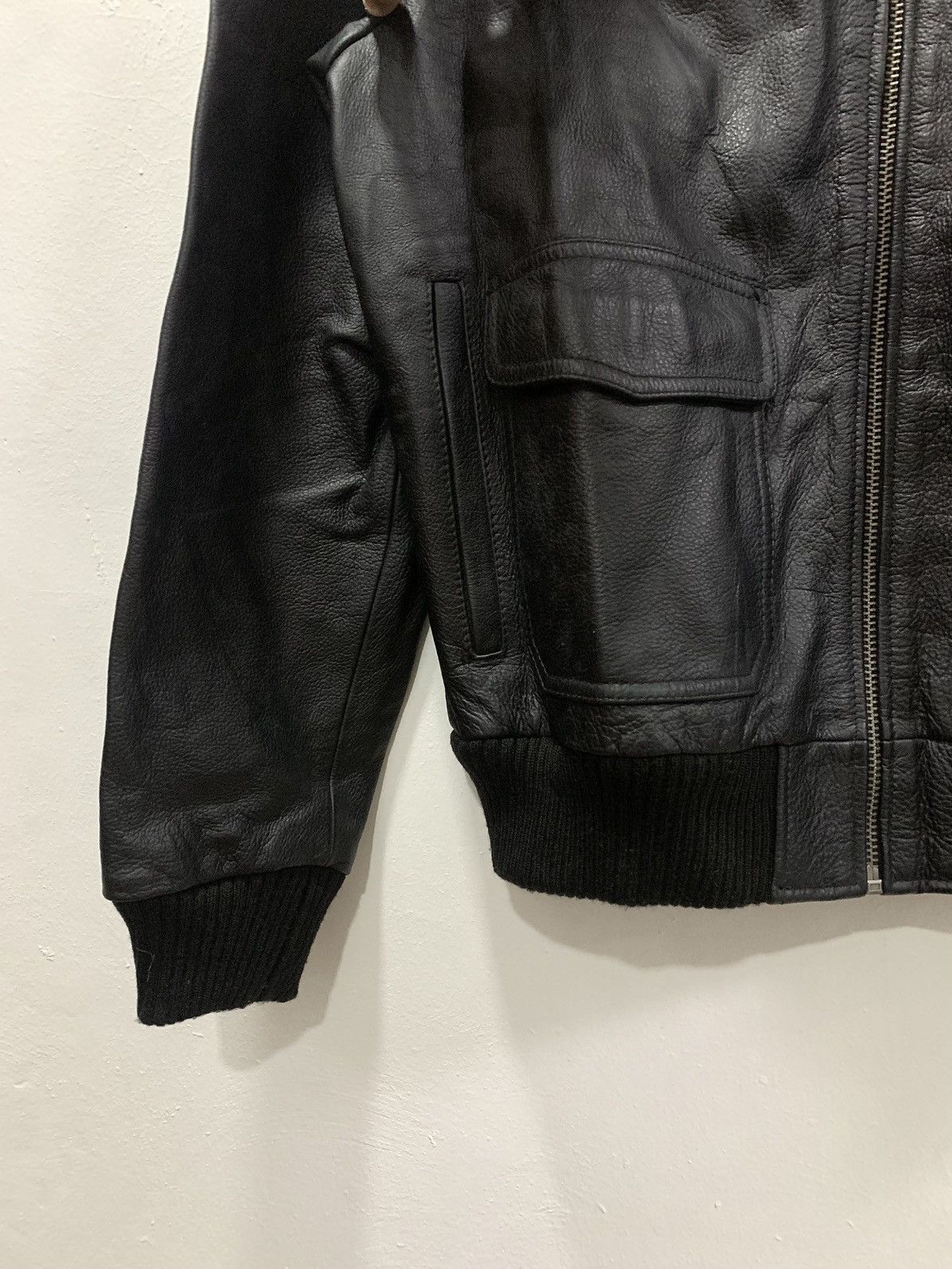 Belstaff BELSTAFF LEATHER - BOMBER STYLE FLIGHT JACKET Size US M / EU 48-50 / 2 - 4 Thumbnail