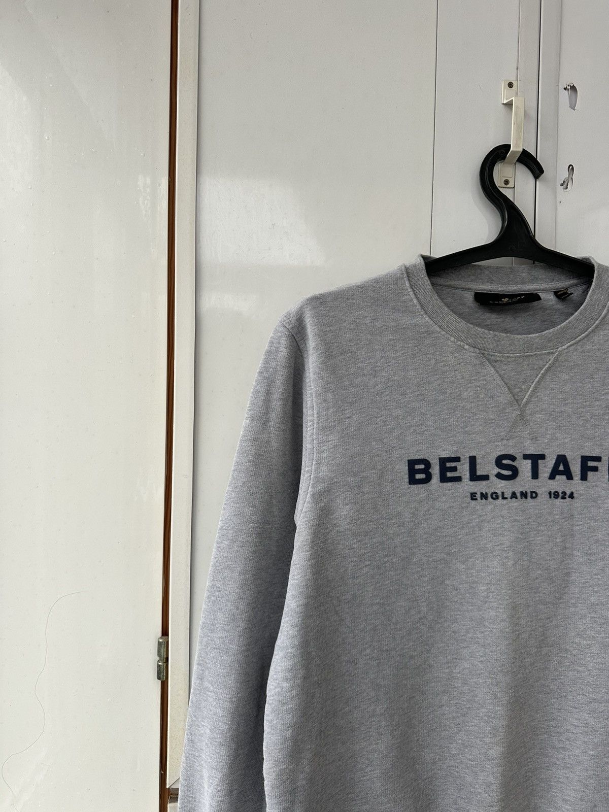 Belstaff Belstaff England 1924 Grey Sweatshirt Logo Size US XL / EU 56 / 4 - 3 Thumbnail
