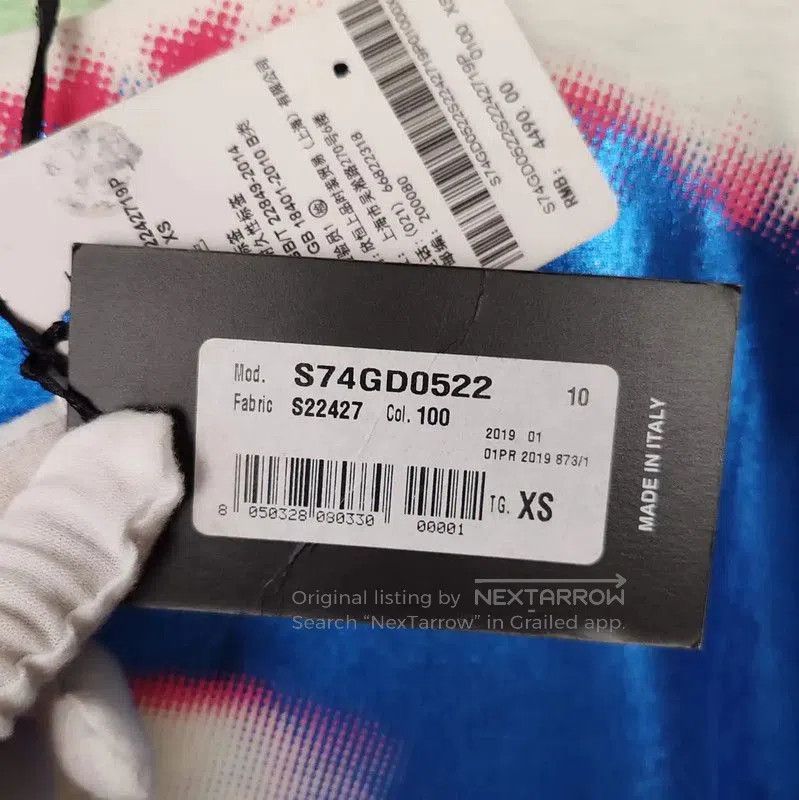 Dsquared2 DSQUARED2 Graphic Cotton T-Shirt for Men . Size US XS / EU 42 / 0 - 3 Thumbnail