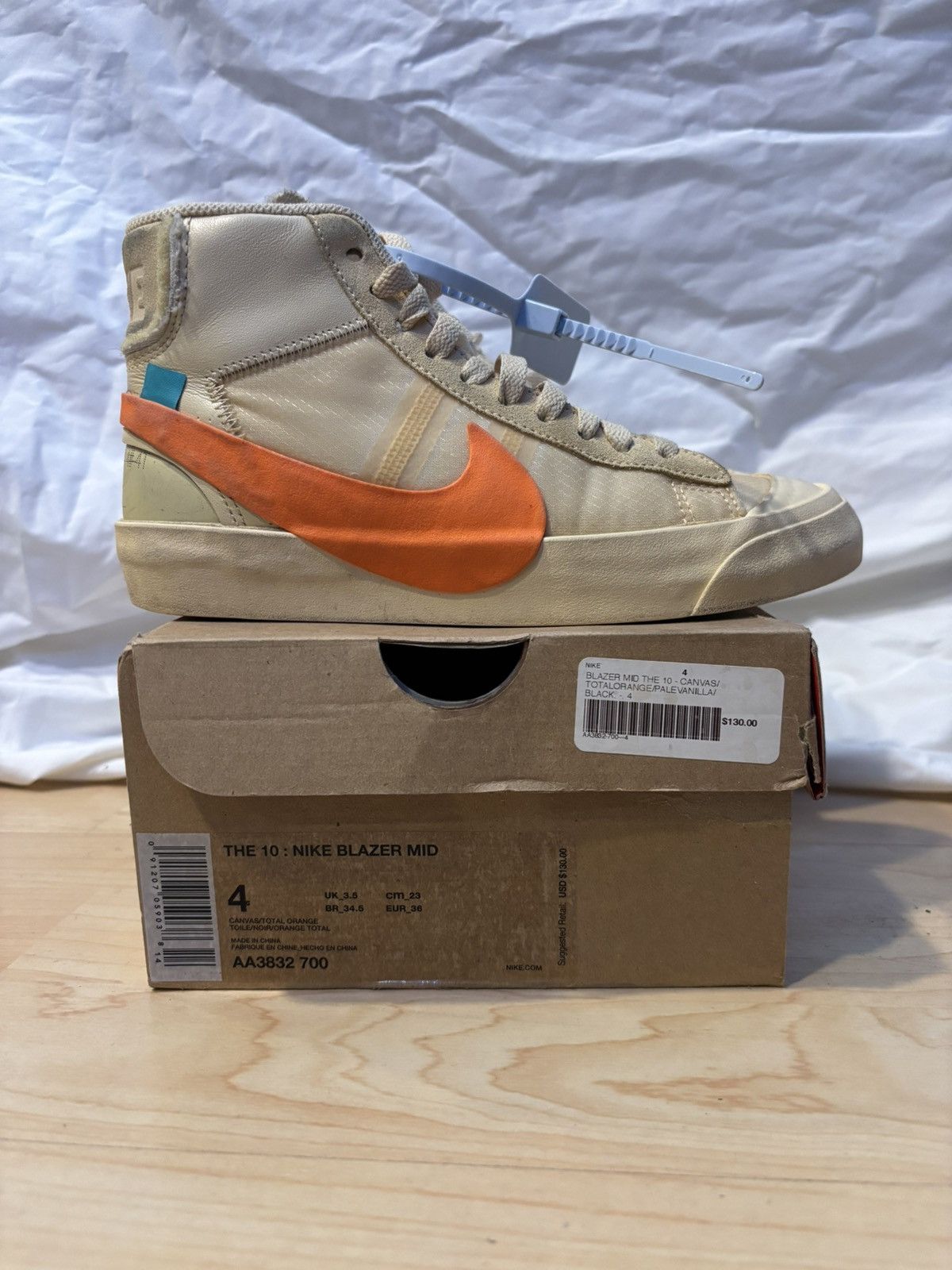 Nike × Off-White Off White Nike Blazer Hallows Eve Size 4 Gently used Size US 5 / EU 37 - 1 Thumbnail