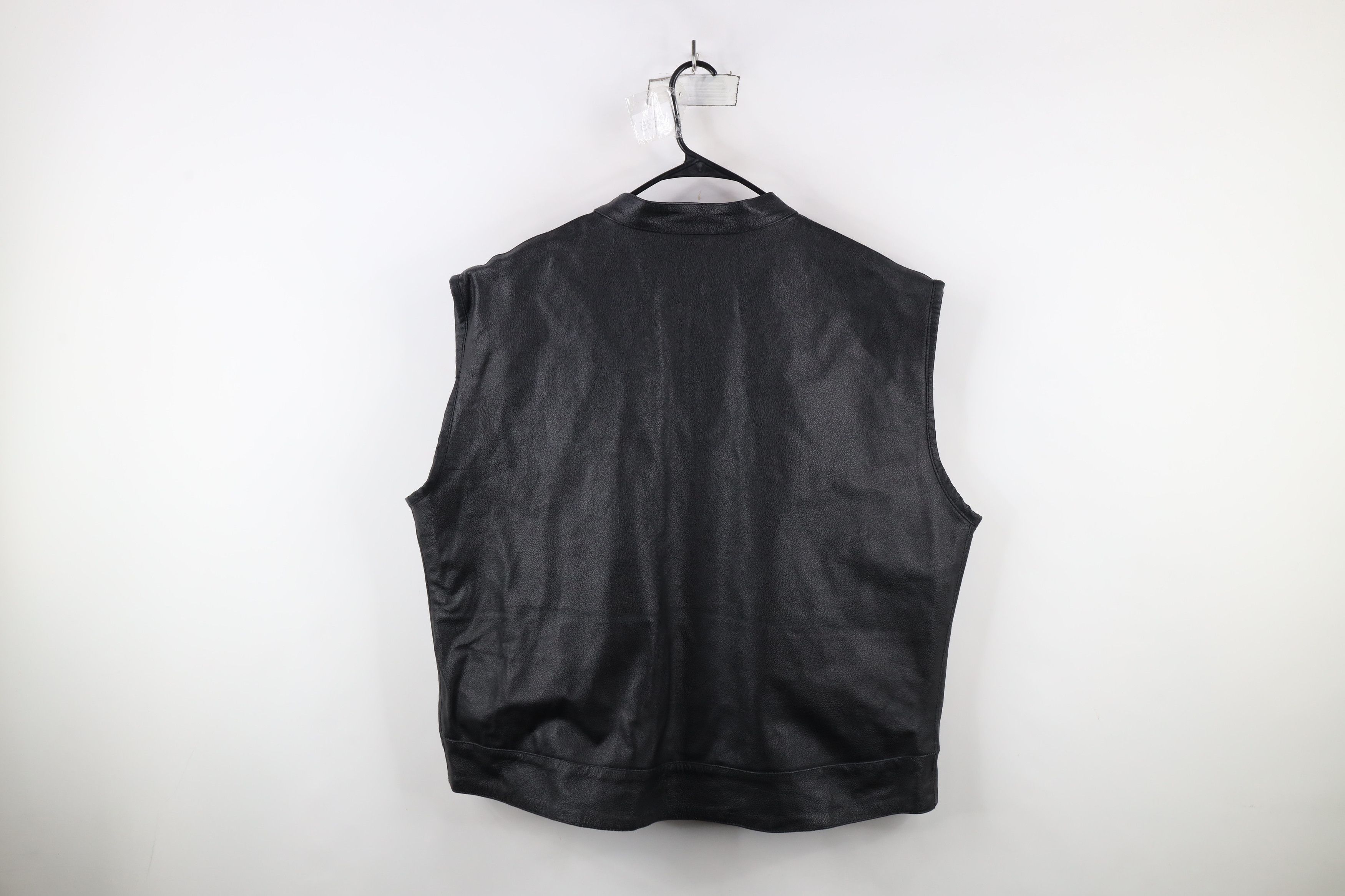Vintage Vintage 90s Streetwear Sleeveless Motorcycle Vest Jacket Size US XXL / EU 58 / 5 - 13 Thumbnail